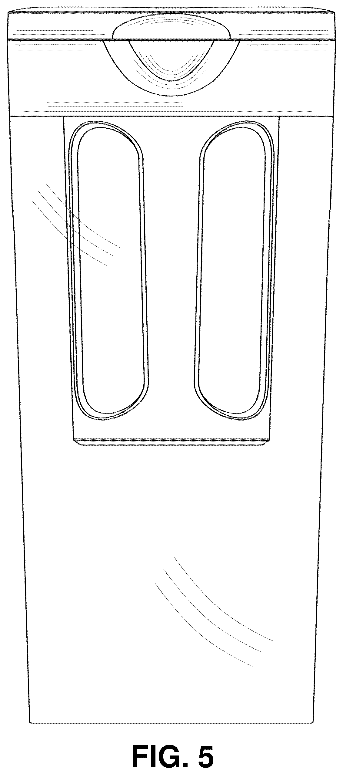 Patent USD1077555 Figure 5 – Beverage pitcher