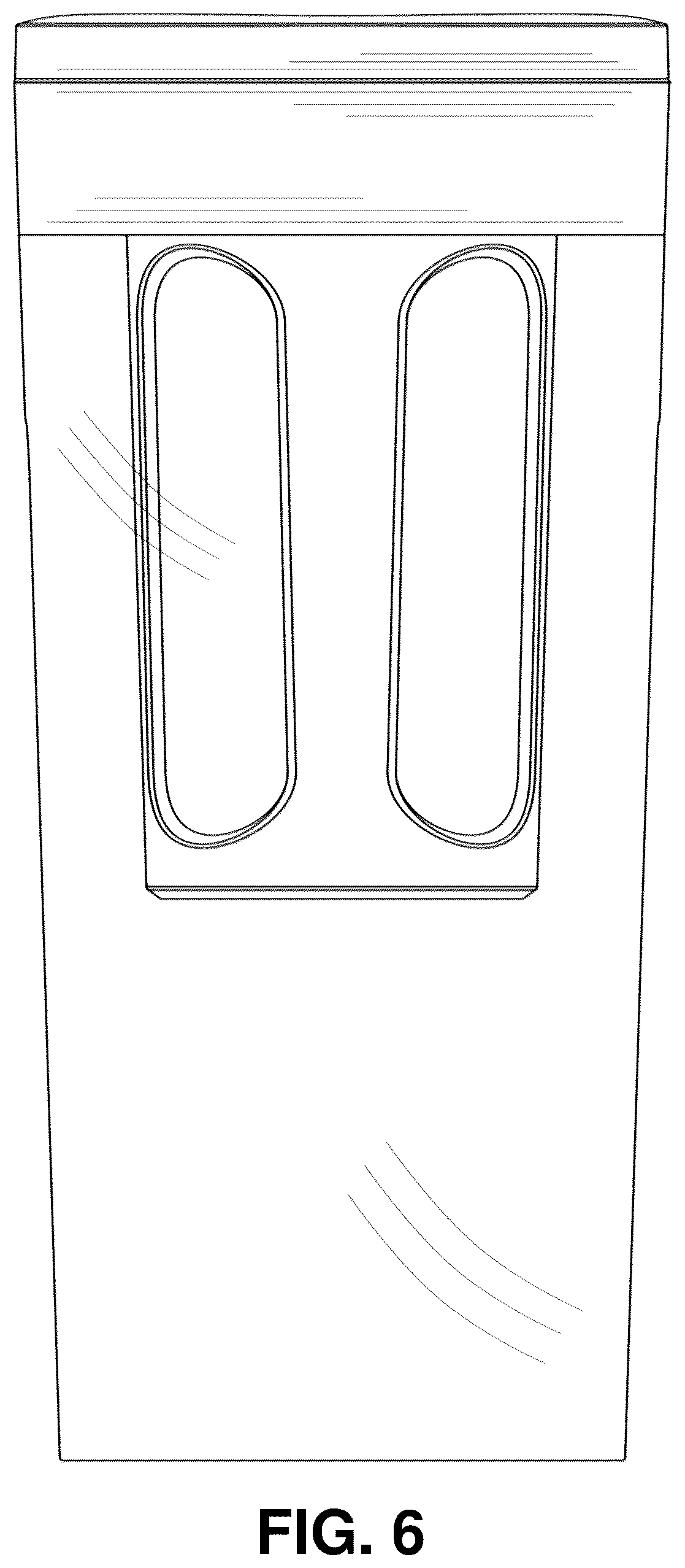 Patent USD1077555 Figure 6 – Beverage pitcher