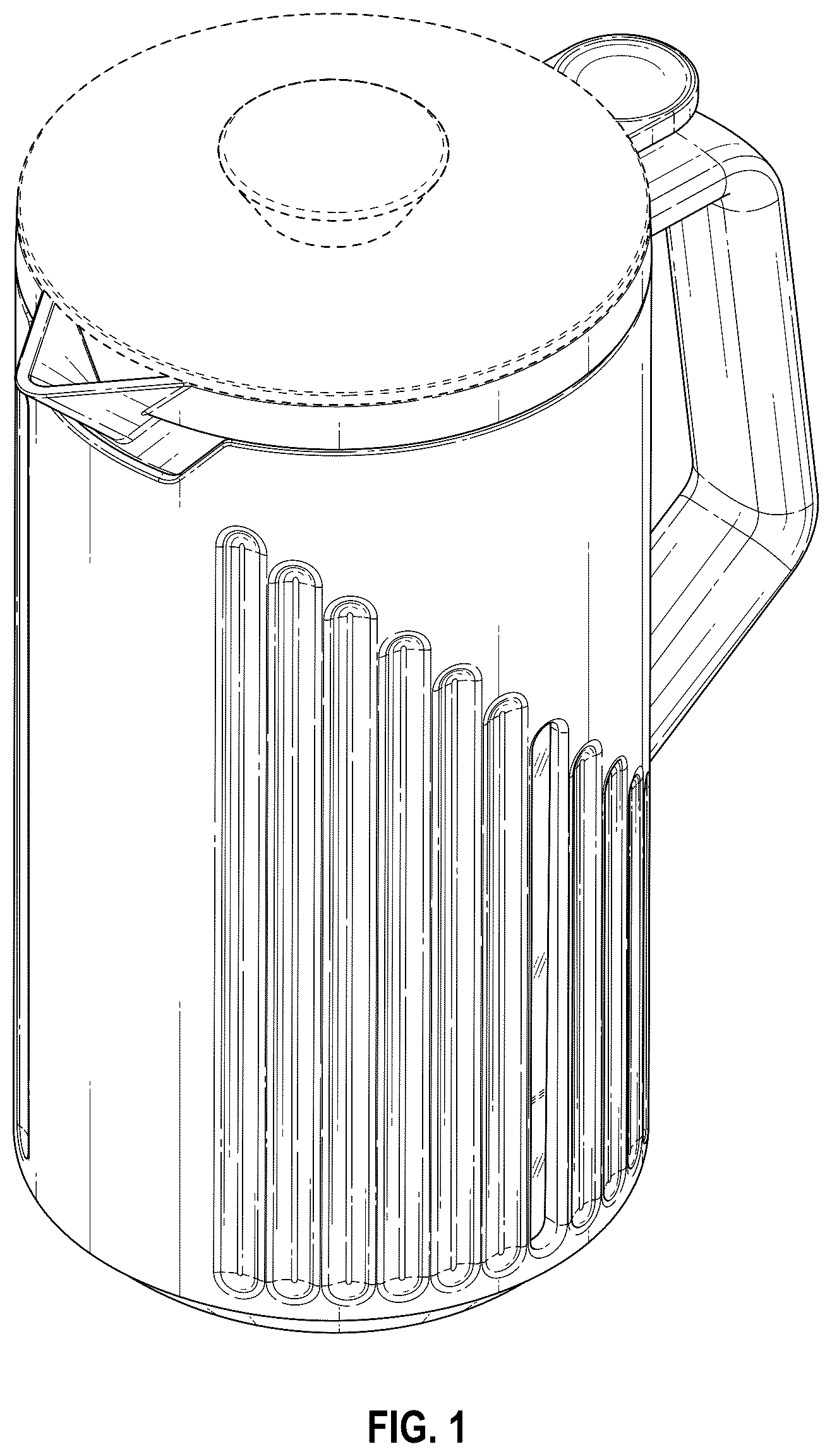 Patent USD1077556 Figure 1 – Coffee press