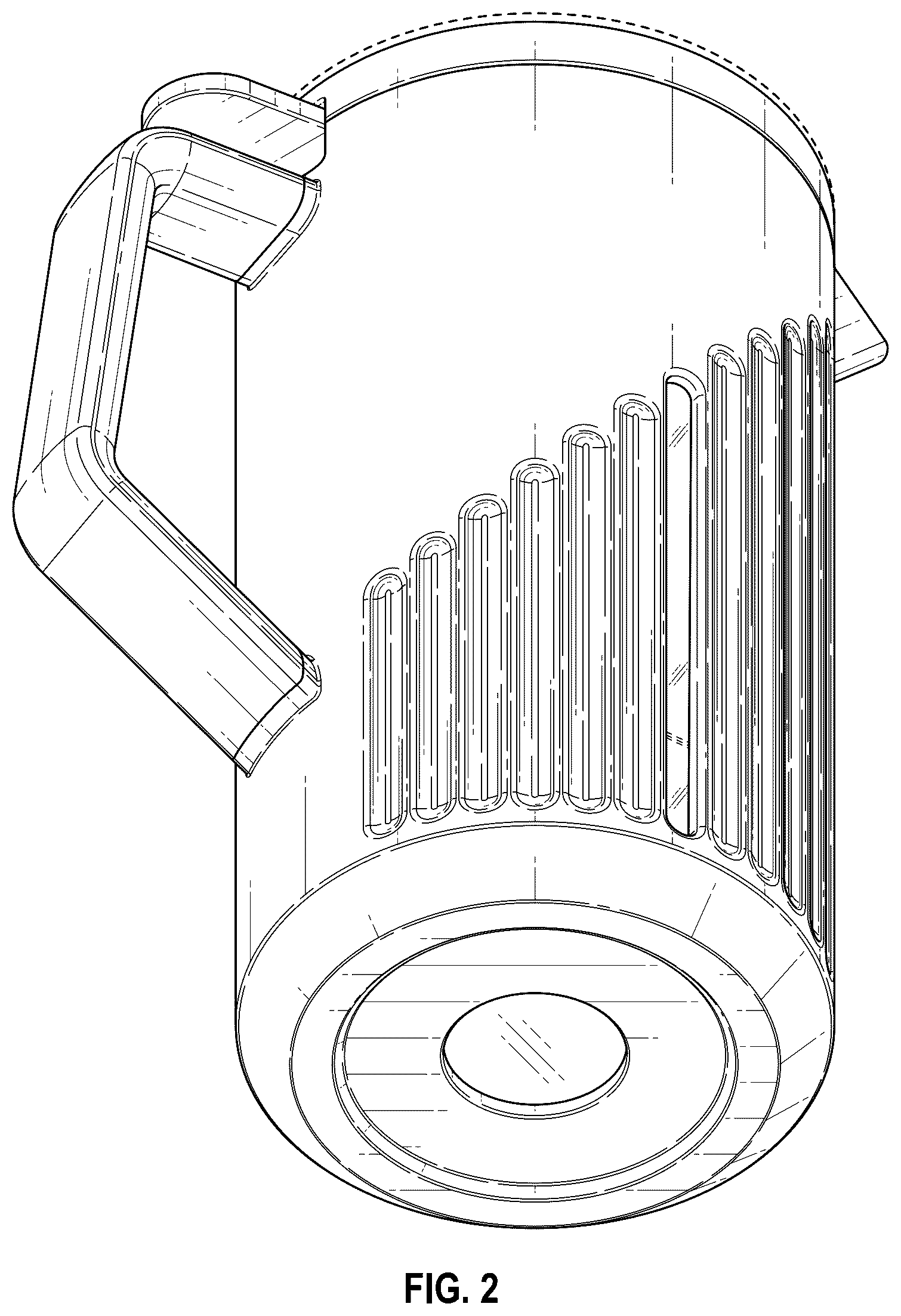 Patent USD1077556 Figure 2 – Coffee press