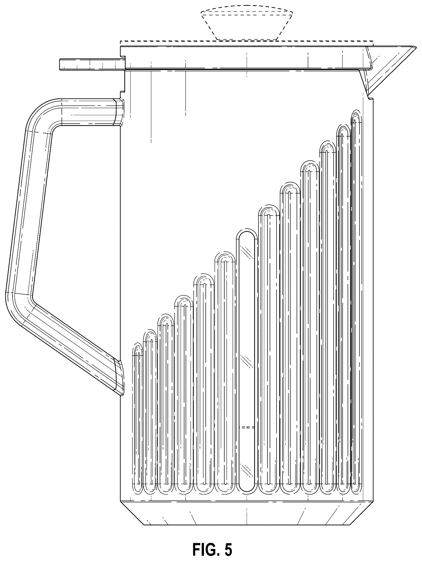 Patent USD1077556 Figure 5 – Coffee press