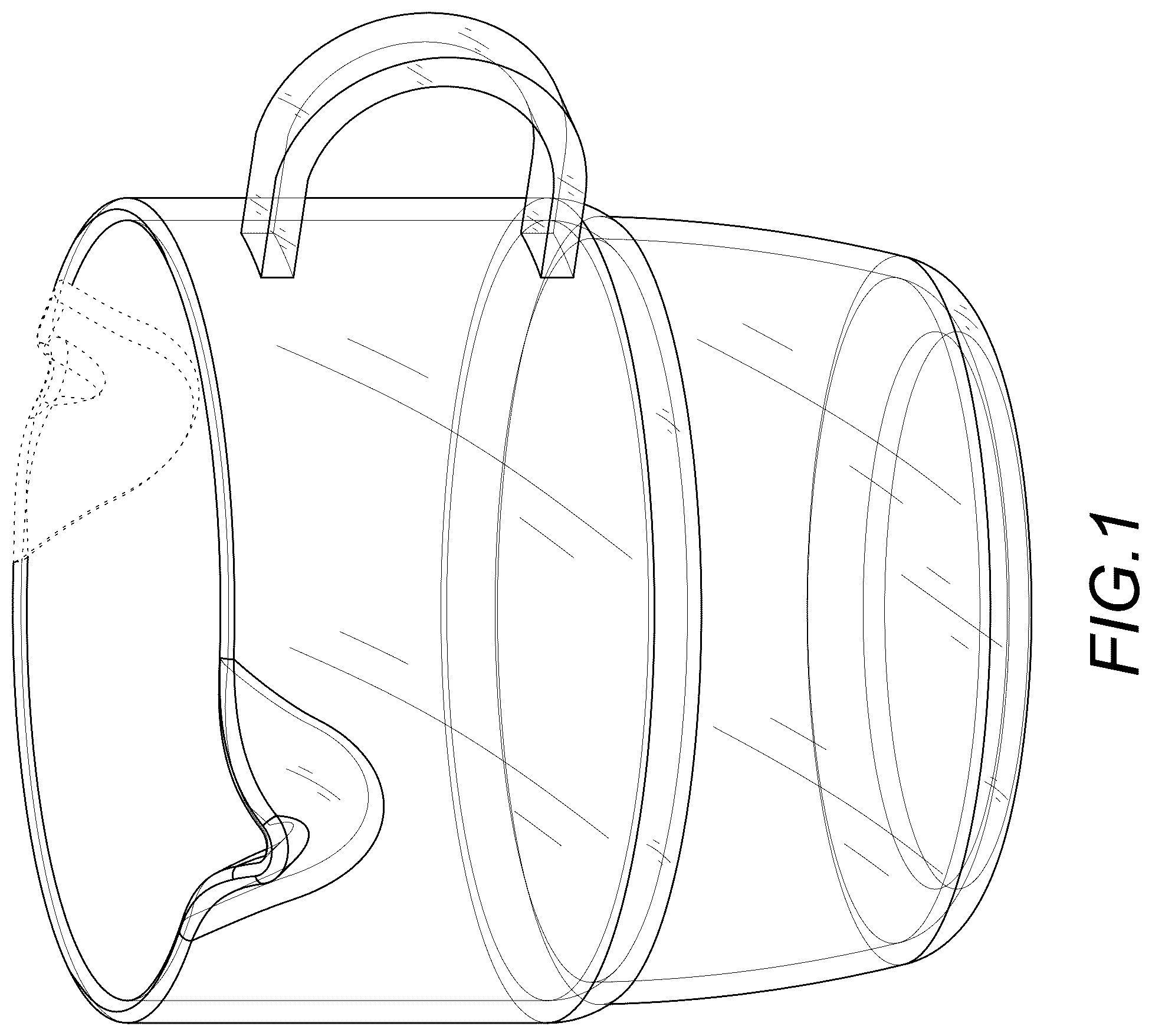 Patent USD1077557 Figure 1 – Coffee cup