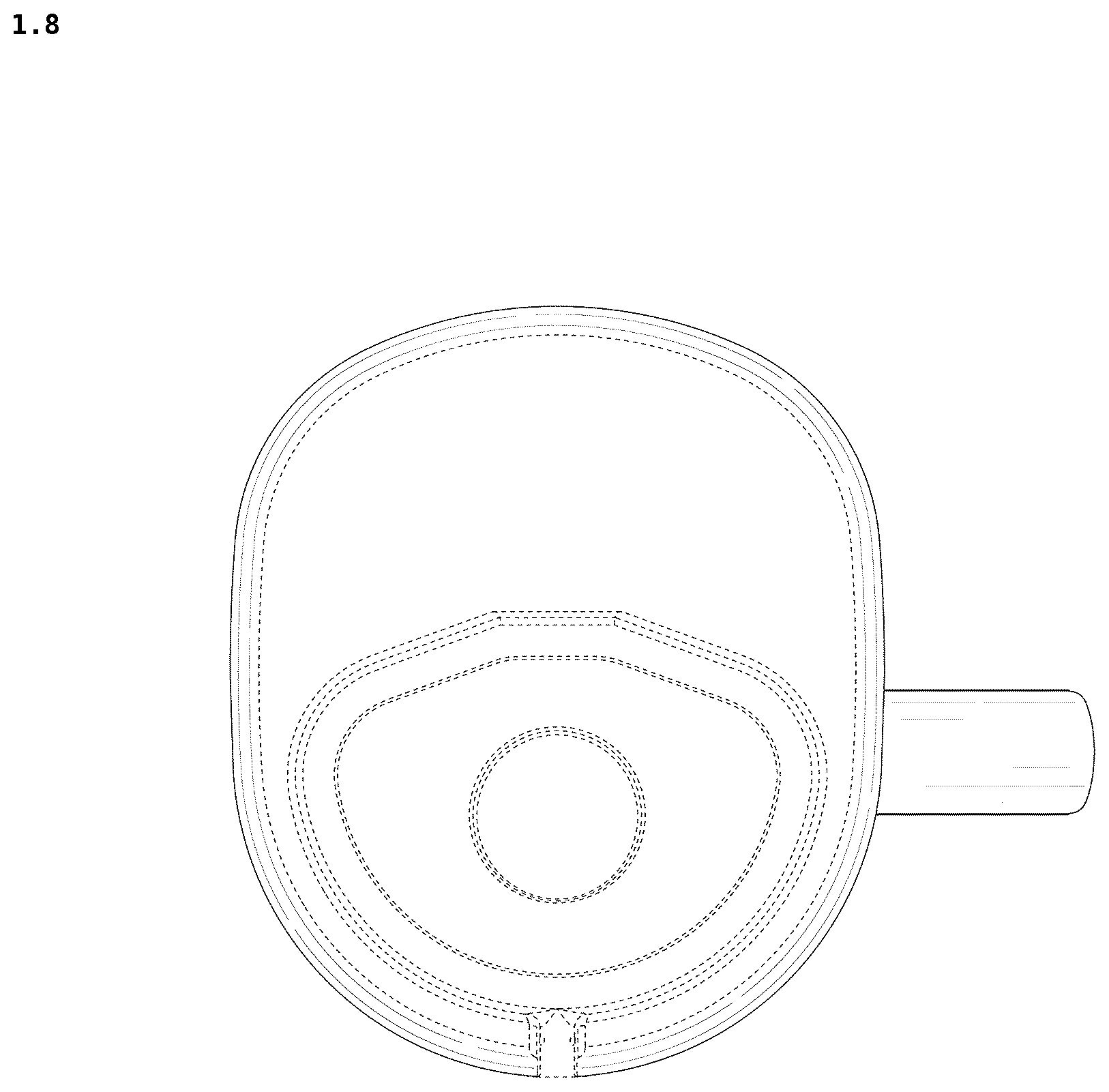 Patent USD1077558 Figure 8 – Electric kettle with kettle base