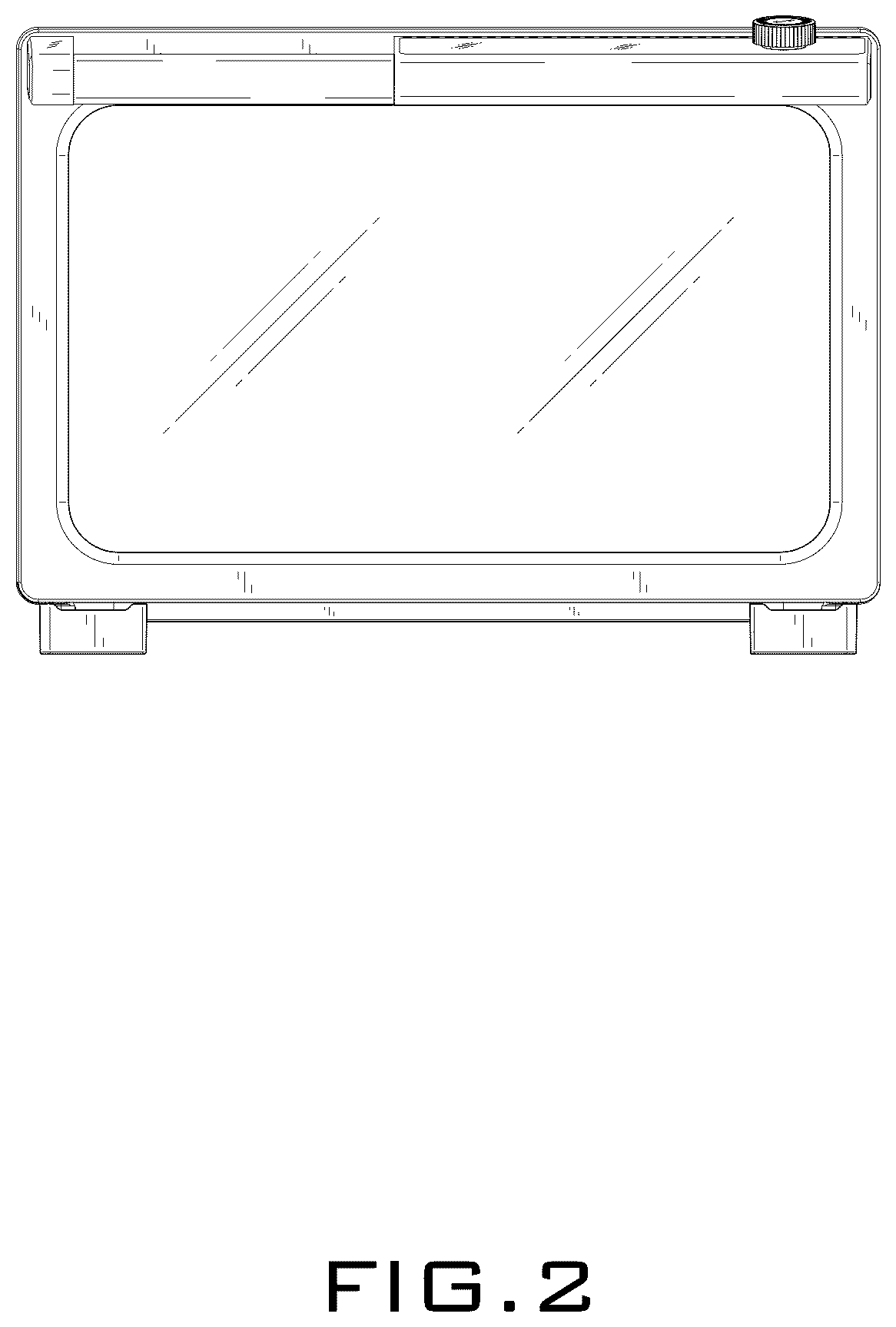 Patent USD1077560 Figure 2 – Electric oven