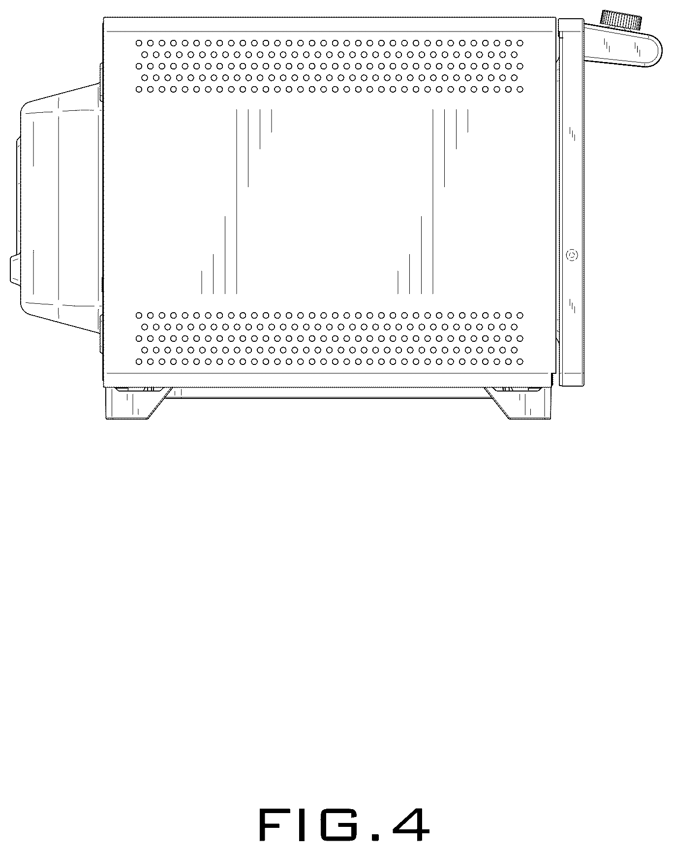 Patent USD1077560 Figure 4 – Electric oven