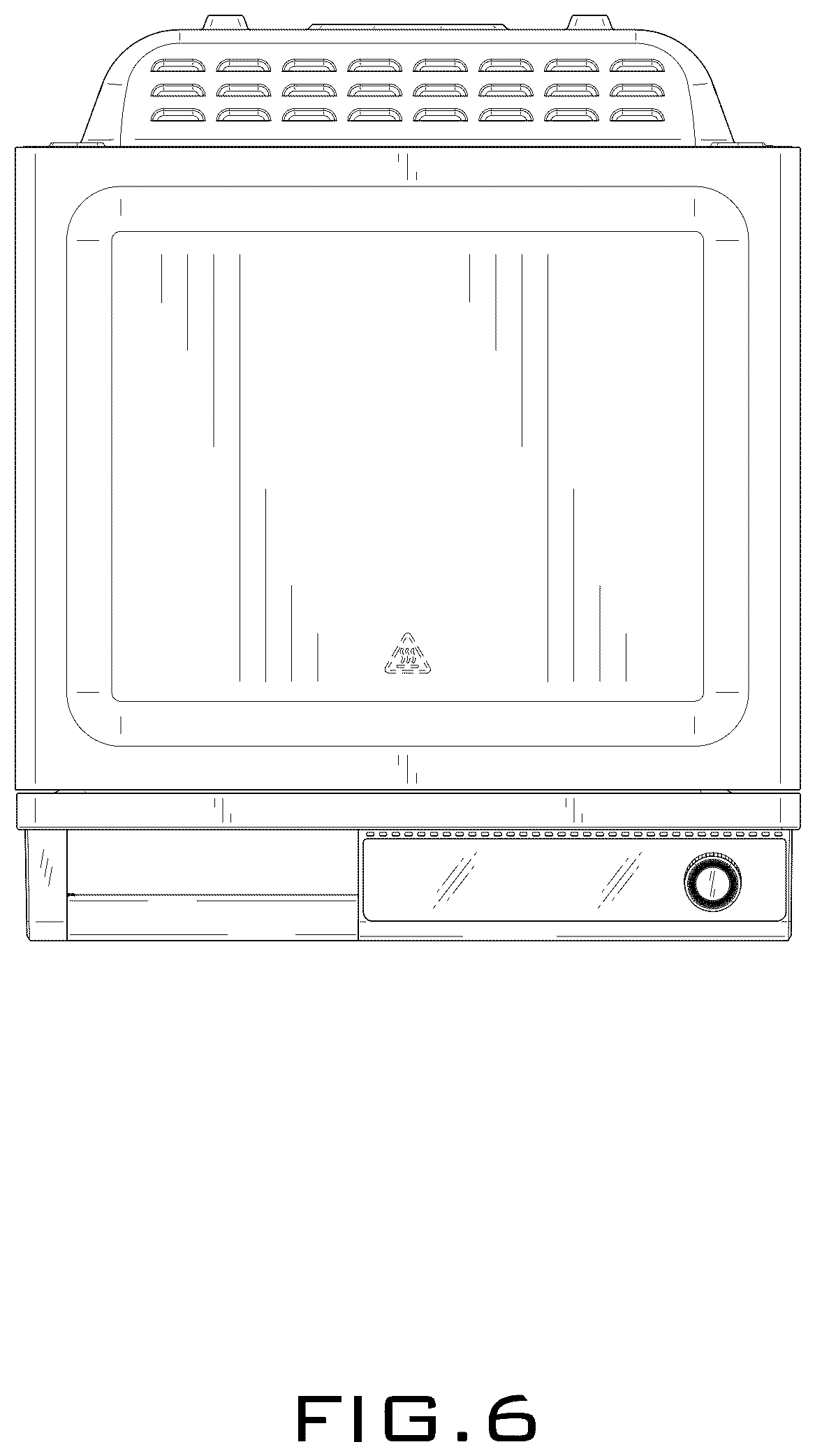 Patent USD1077560 Figure 6 – Electric oven