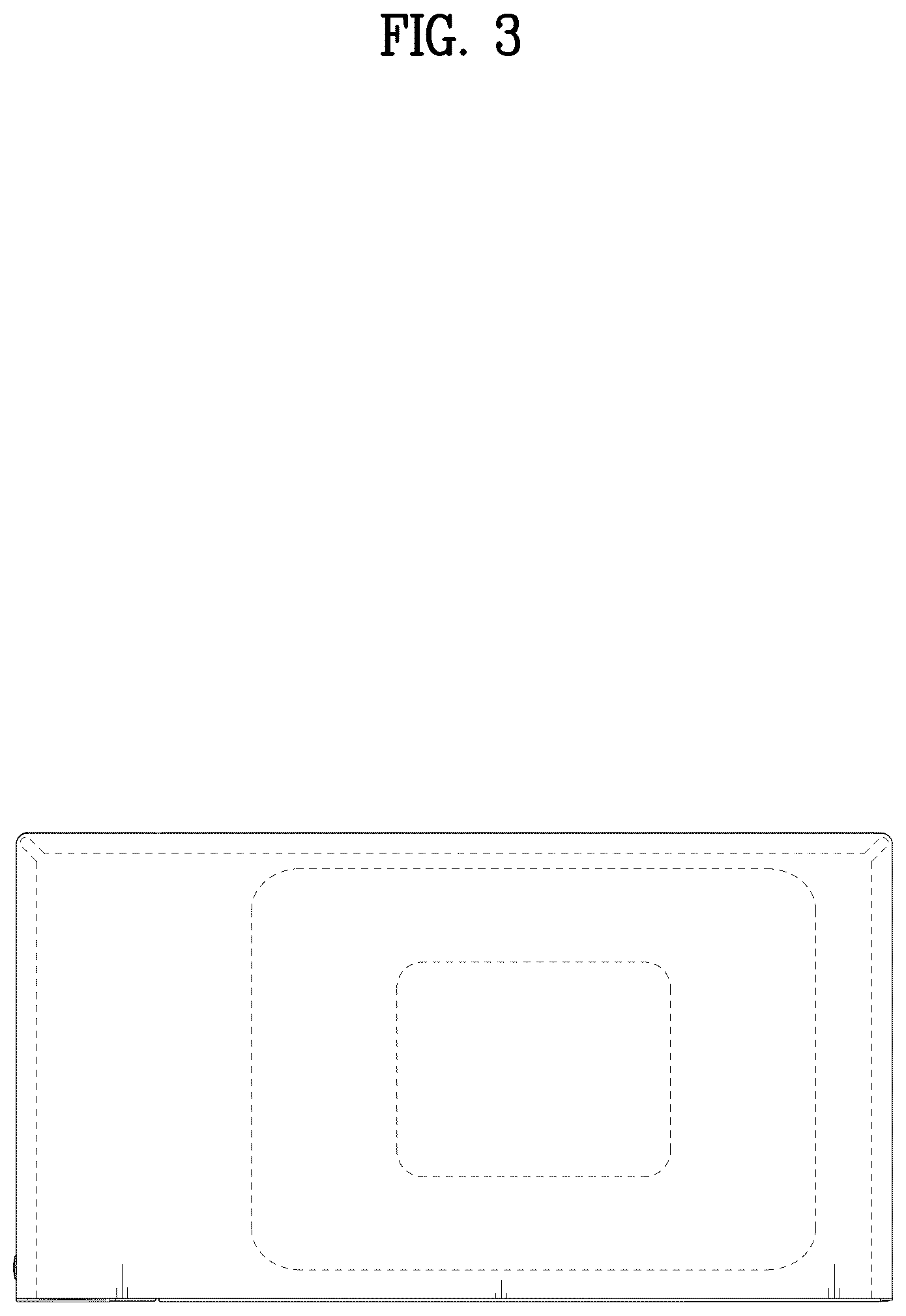 Patent USD1077561 Figure 3 – Microwave oven