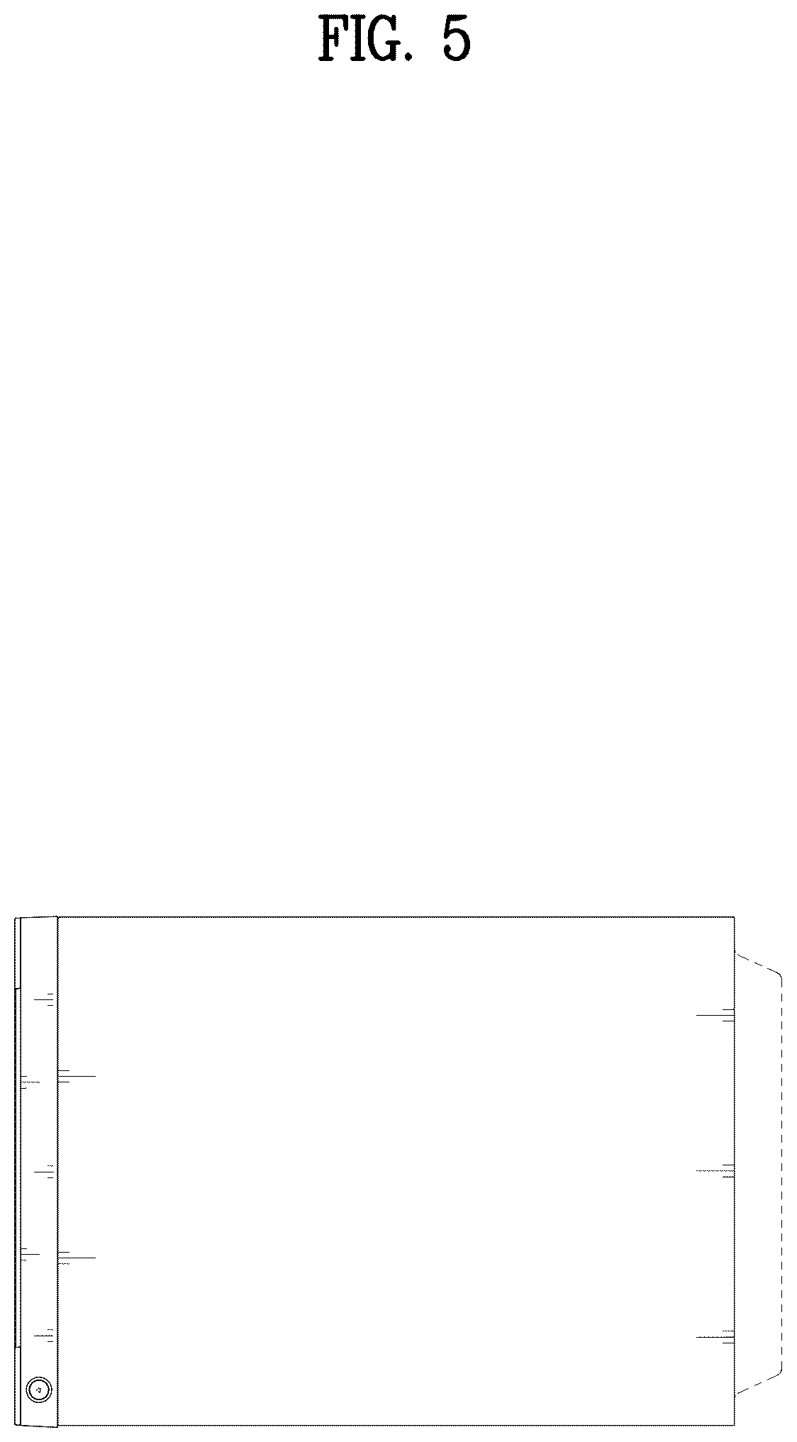 Patent USD1077561 Figure 5 – Microwave oven