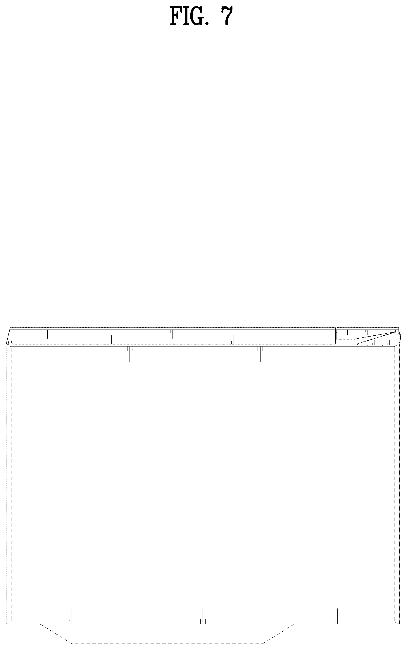 Patent USD1077561 Figure 7 – Microwave oven