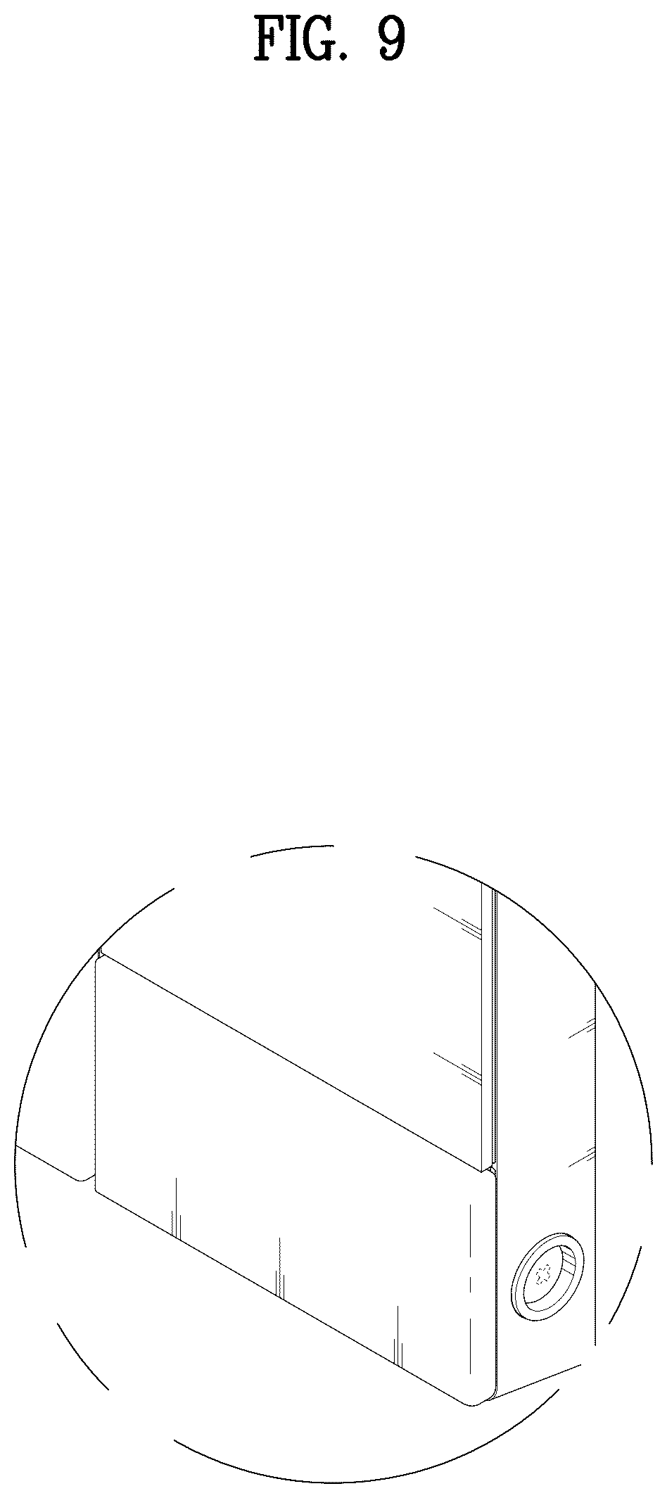 Patent USD1077561 Figure 9 – Microwave oven