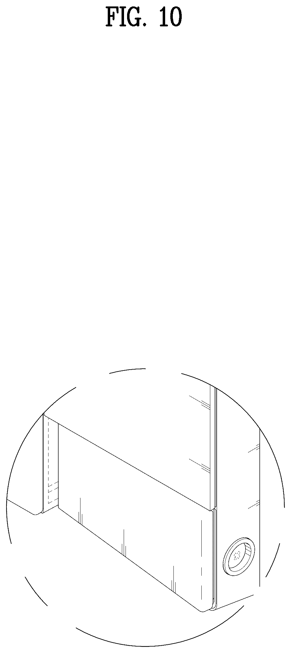 Patent USD1077561 Figure 10 – Microwave oven