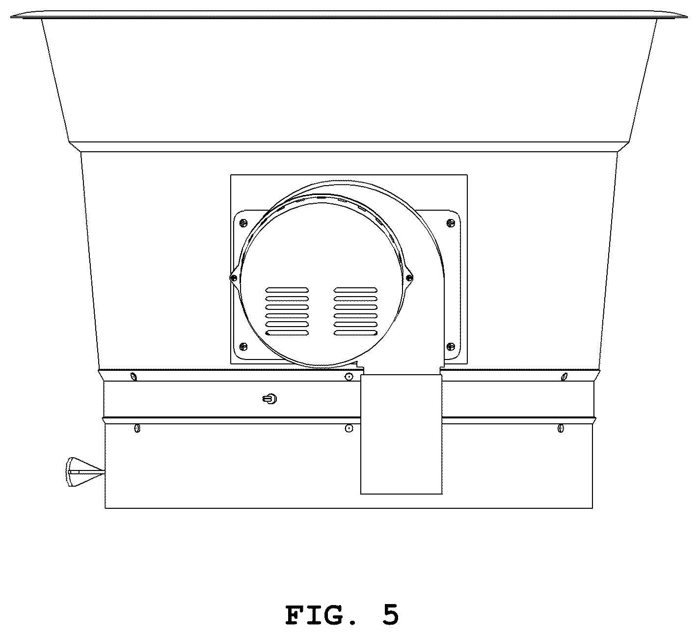 Patent USD1077565 Figure 5 – Tabletop electric roaster