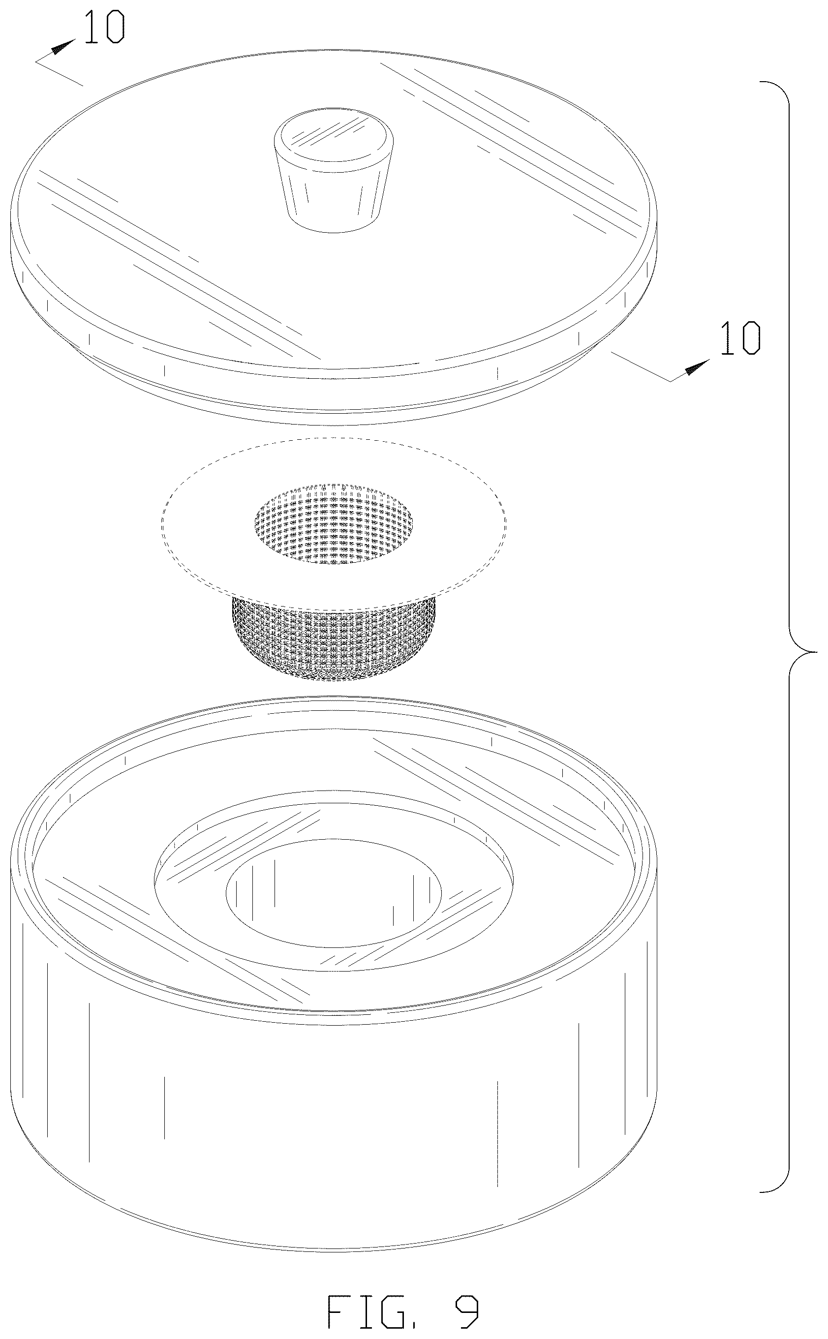 Patent USD1077566 Figure 9 – Cocktail smoker