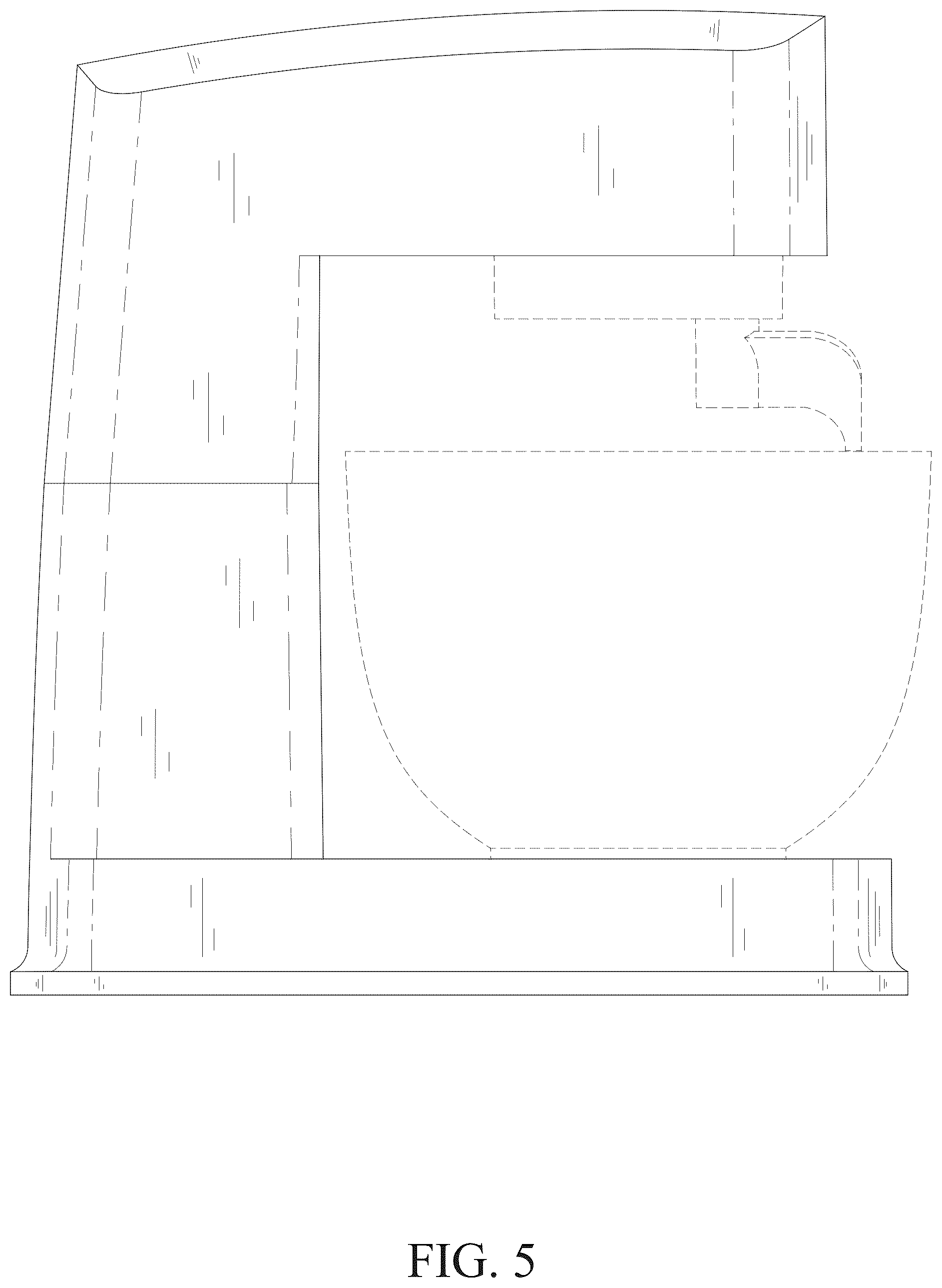 Patent USD1077568 Figure 5 – Electric mixer