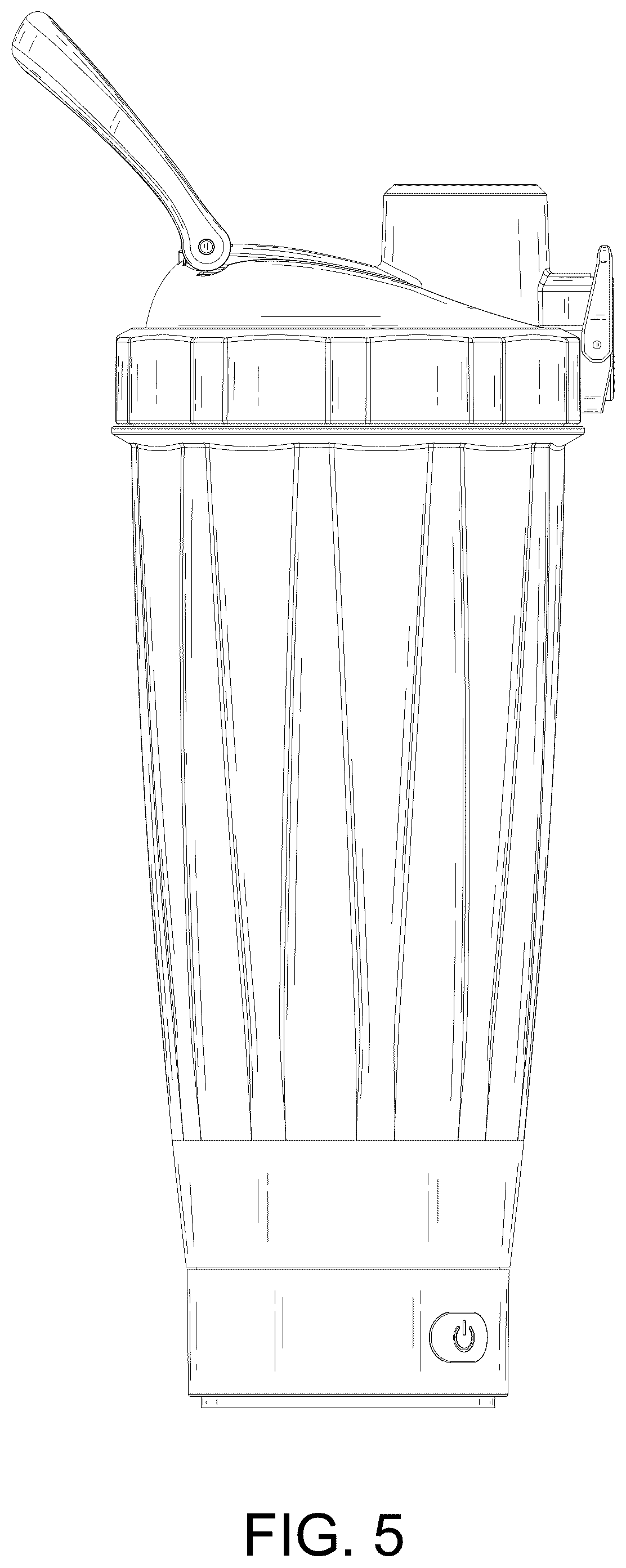 Patent USD1077569 Figure 5 – Electric mug