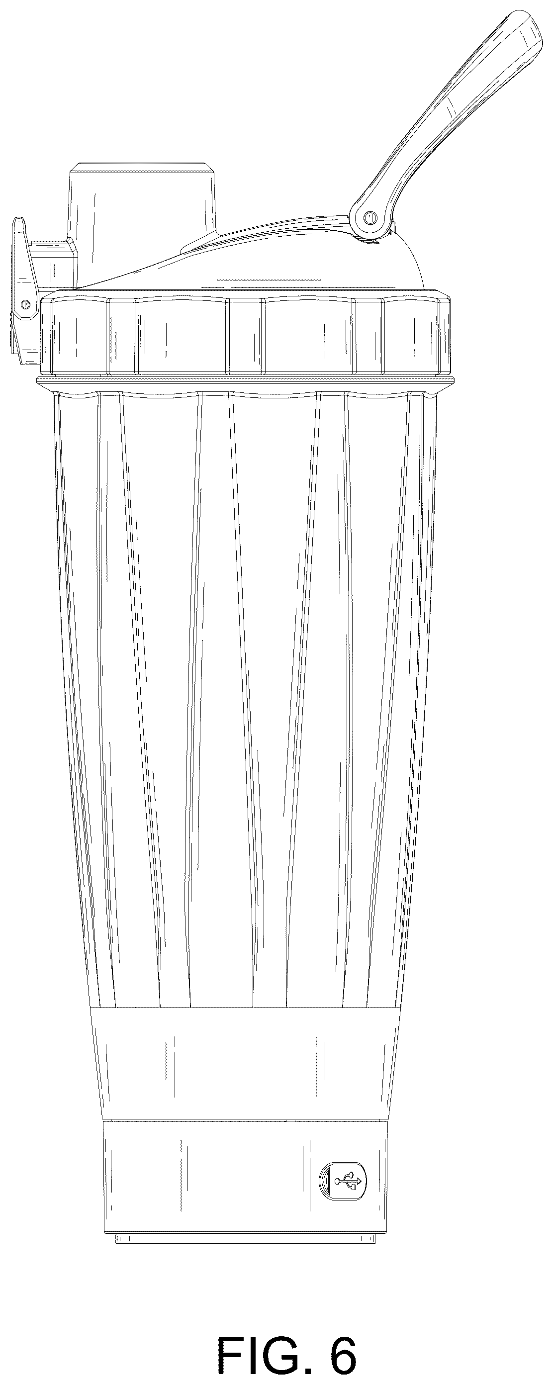 Patent USD1077569 Figure 6 – Electric mug