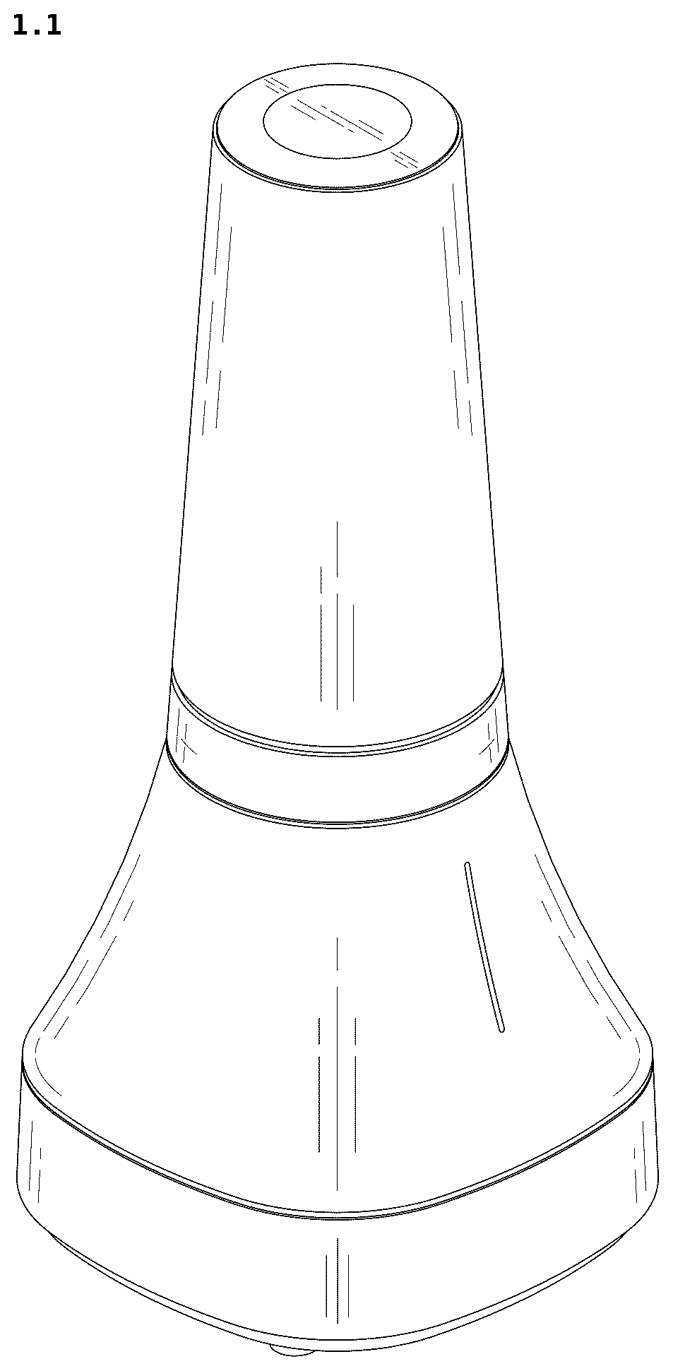 Patent USD1077570 Figure 1 – Blender