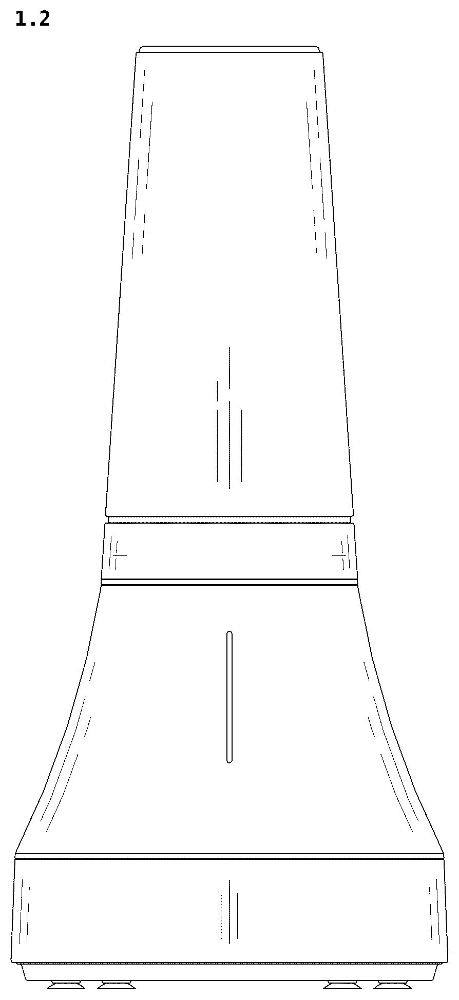 Patent USD1077570 Figure 2 – Blender