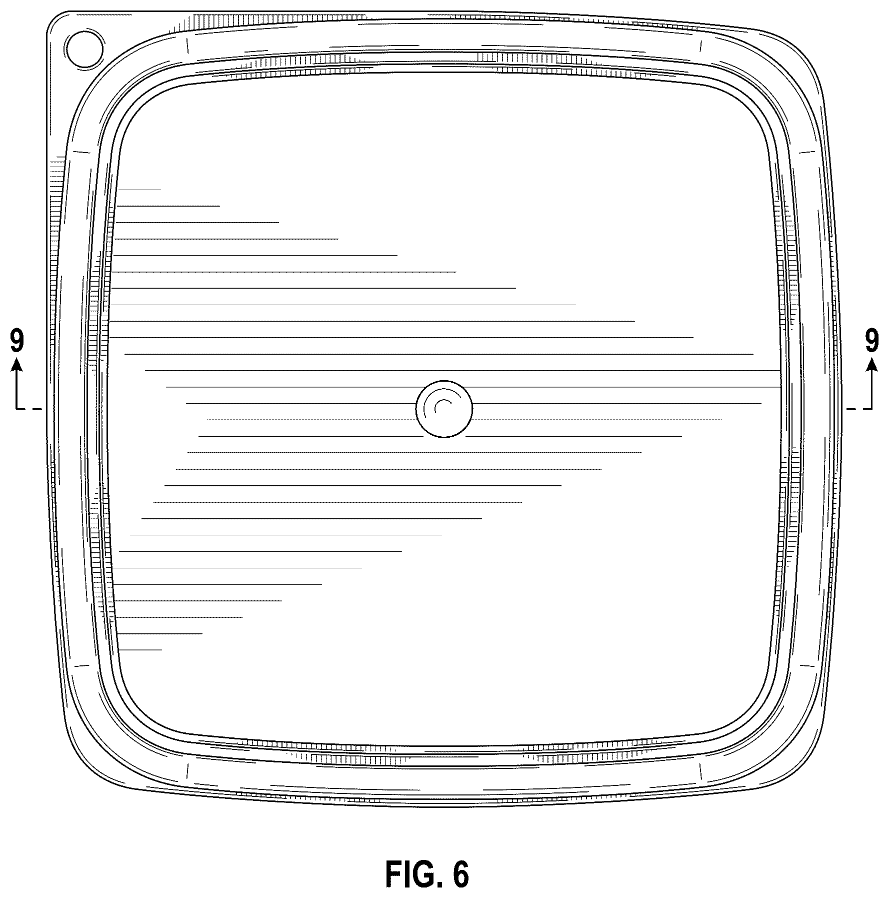 Patent USD1077572 Figure 3 – Food container cover with seal