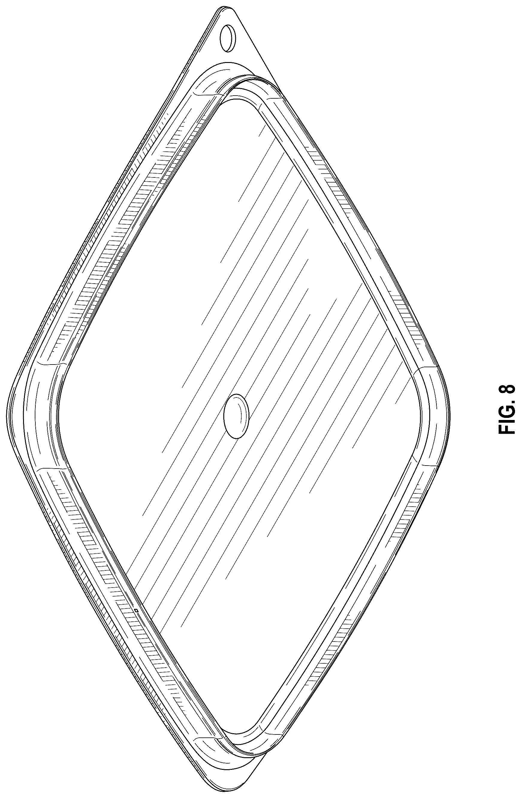 Patent USD1077572 Figure 5 – Food container cover with seal