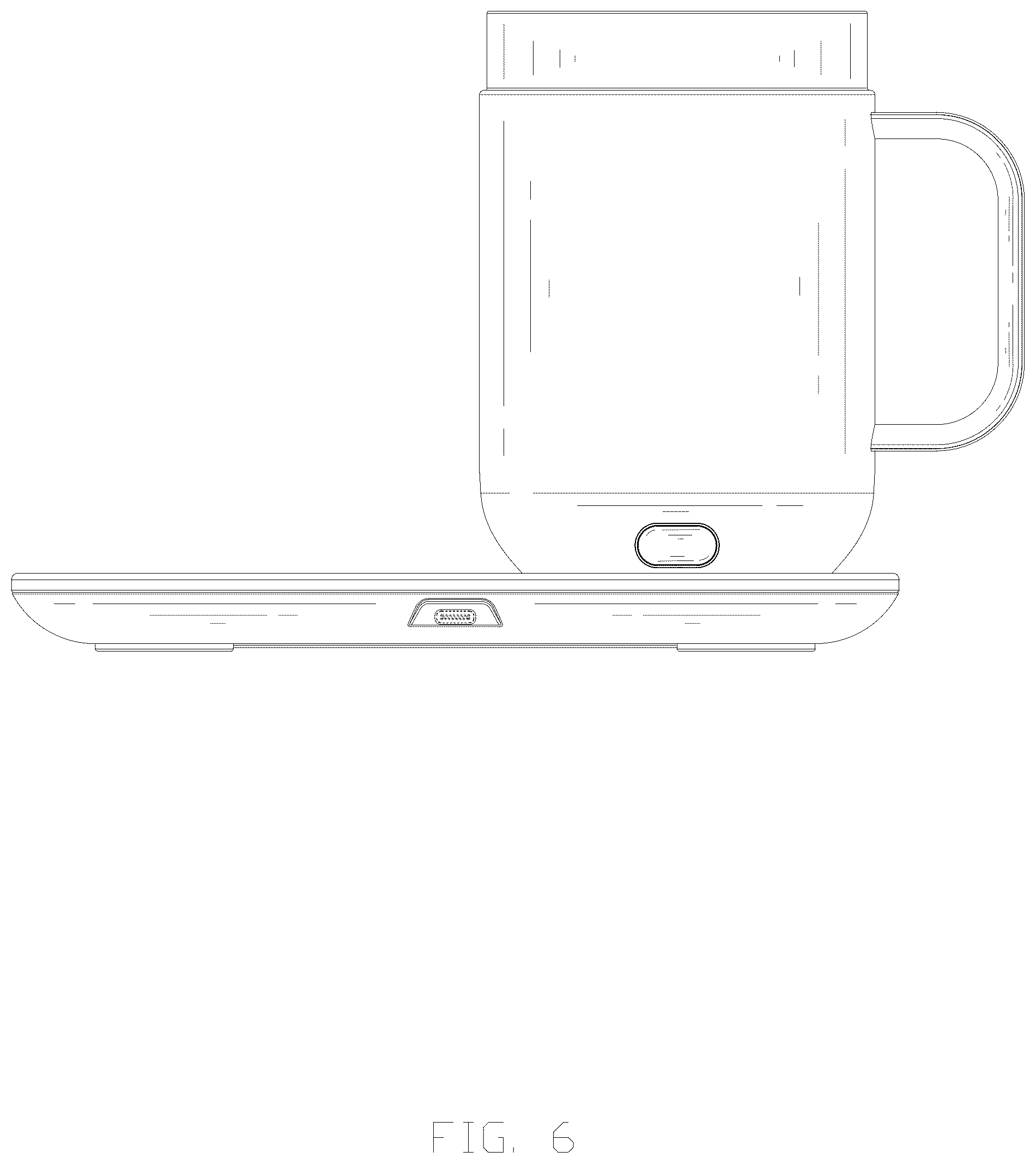 Patent USD1077576 Figure 6 – Cup with base