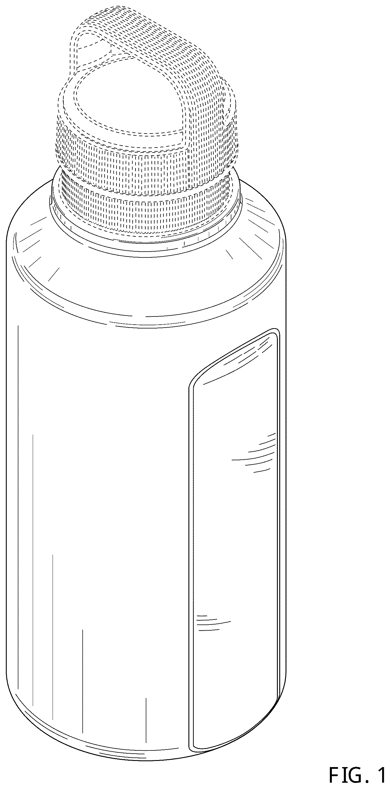 Patent USD1077578 Figure 1 – Bottle