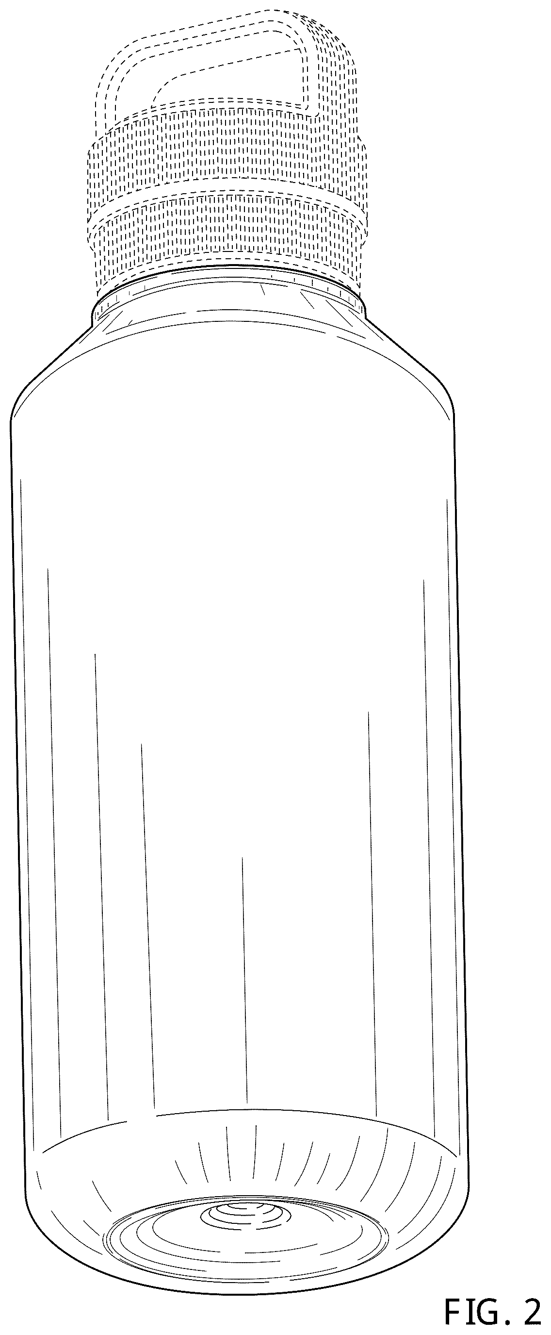 Patent USD1077578 Figure 2 – Bottle