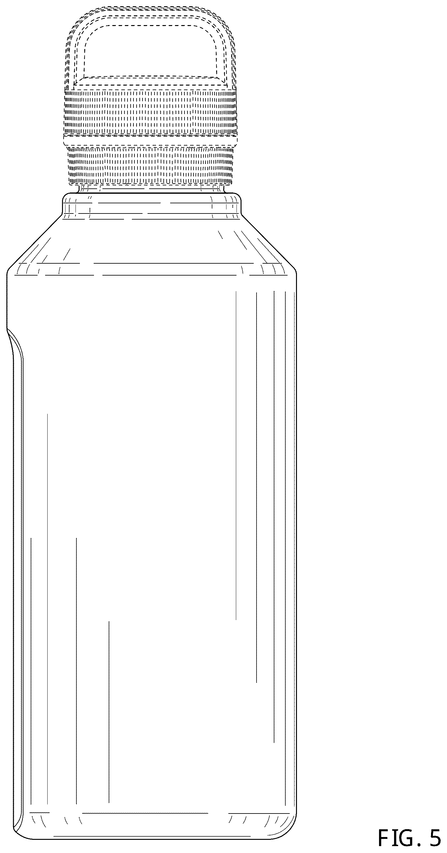 Patent USD1077578 Figure 5 – Bottle