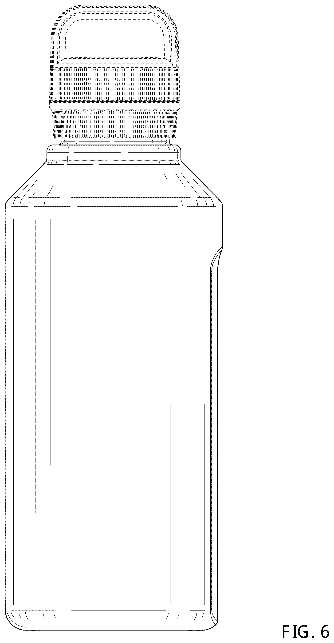 Patent USD1077578 Figure 6 – Bottle