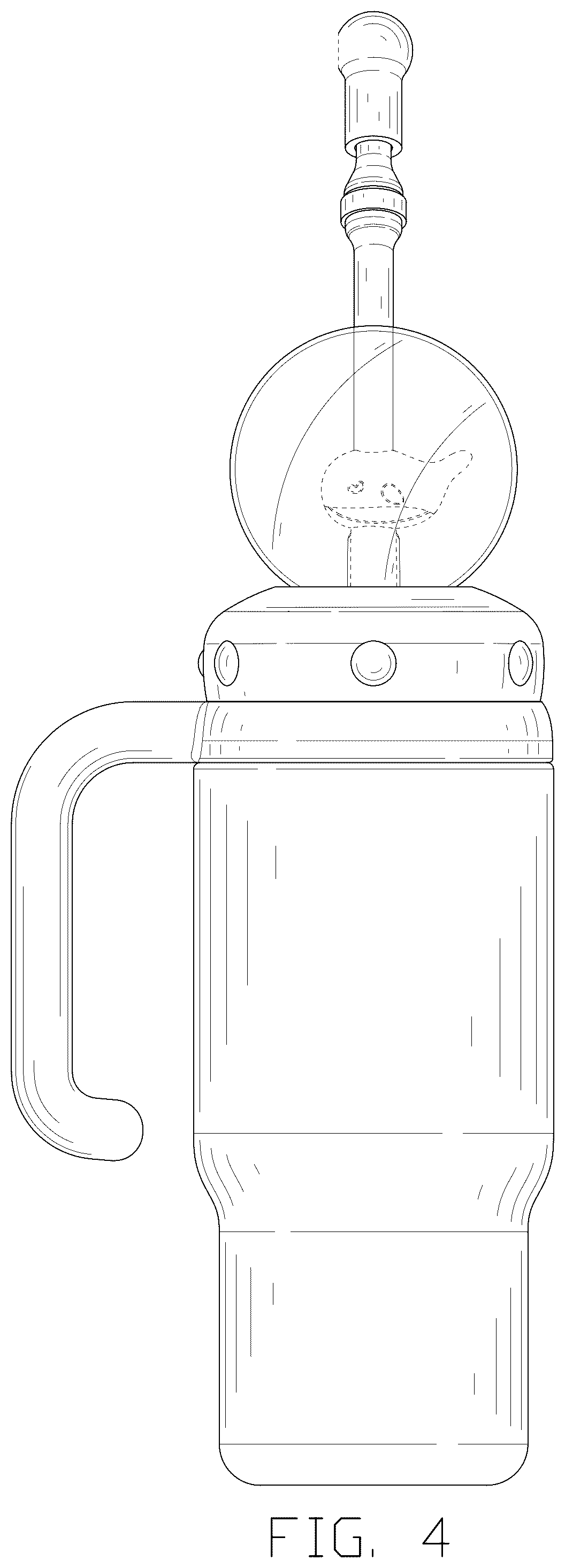 Patent USD1077579 Figure 4 – Drinking cup