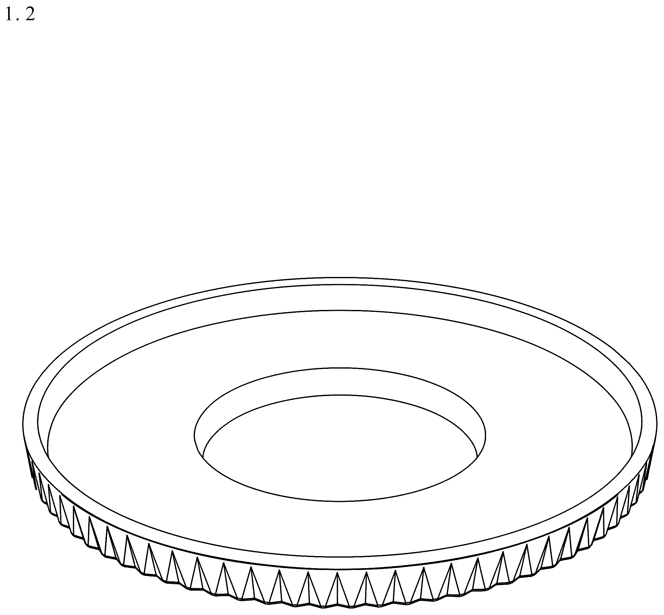 Patent USD1077581 Figure 2 – Plate
