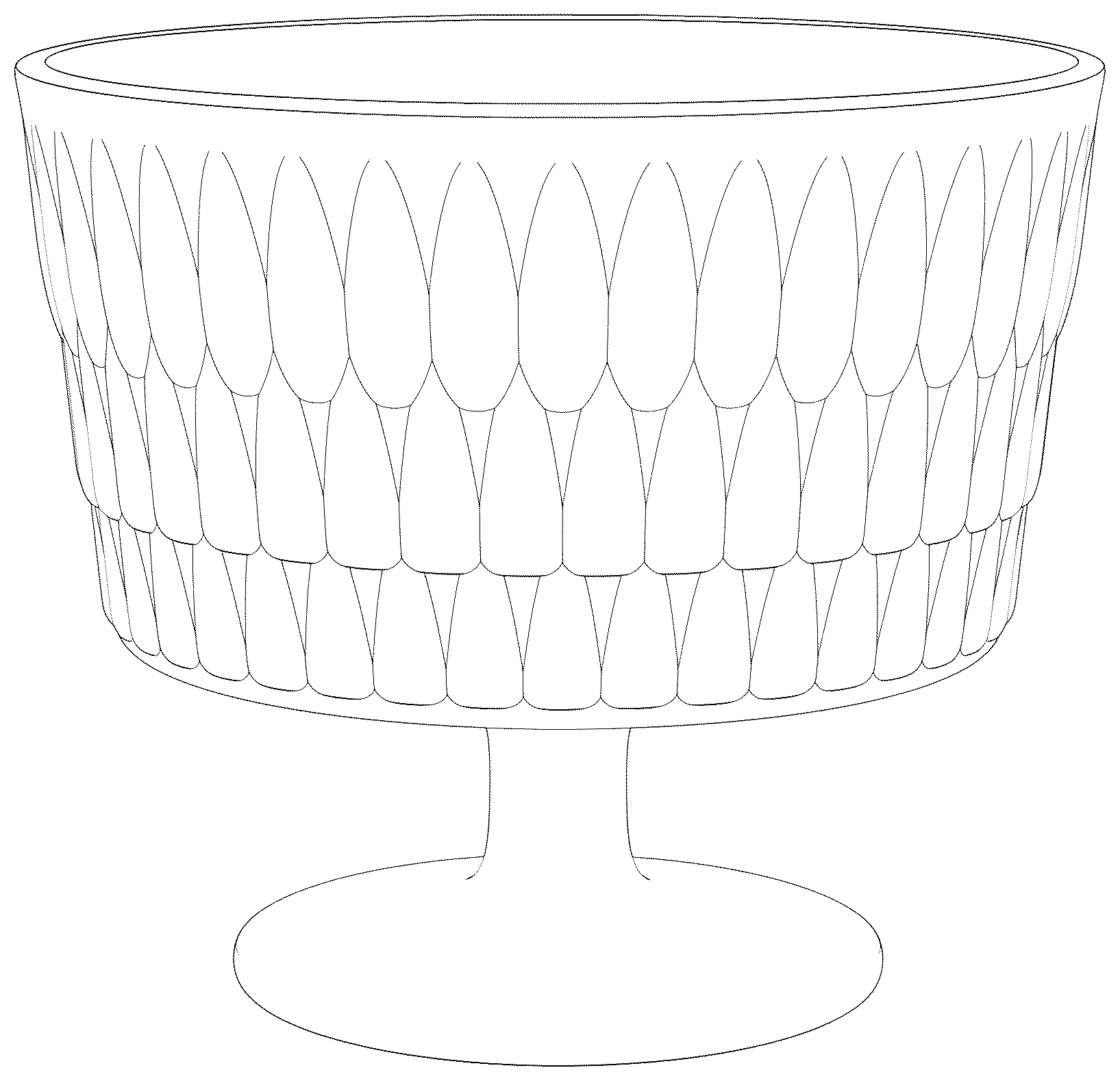 Patent USD1077582 Figure 1 – Bowl