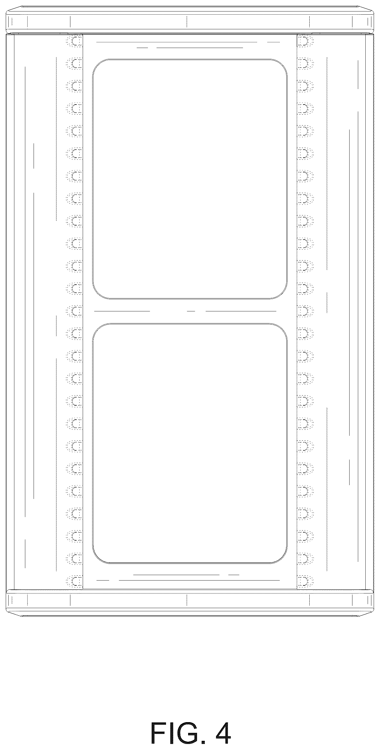 Patent USD1077584 Figure 4 – Pan lid rack