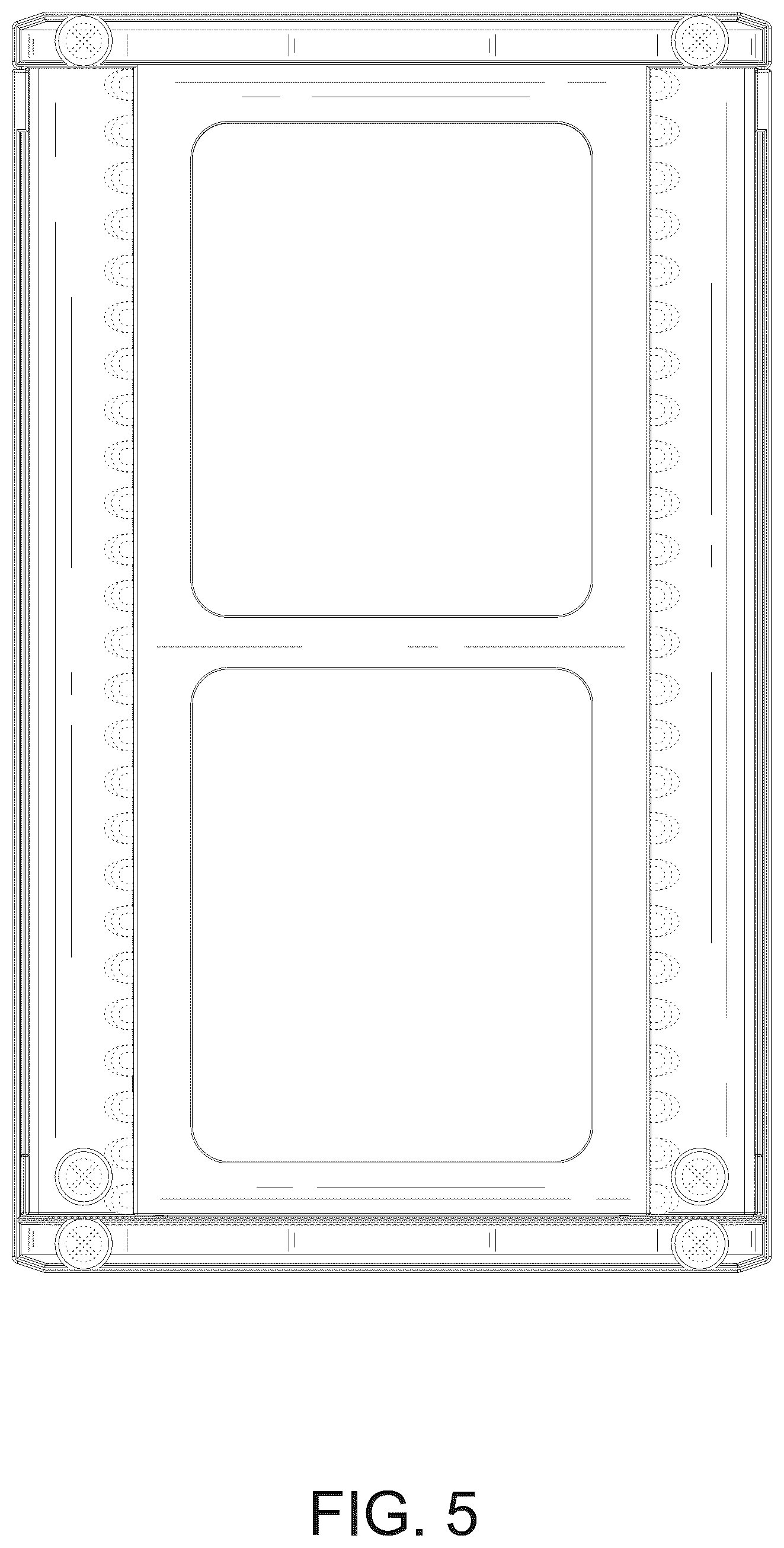 Patent USD1077584 Figure 5 – Pan lid rack