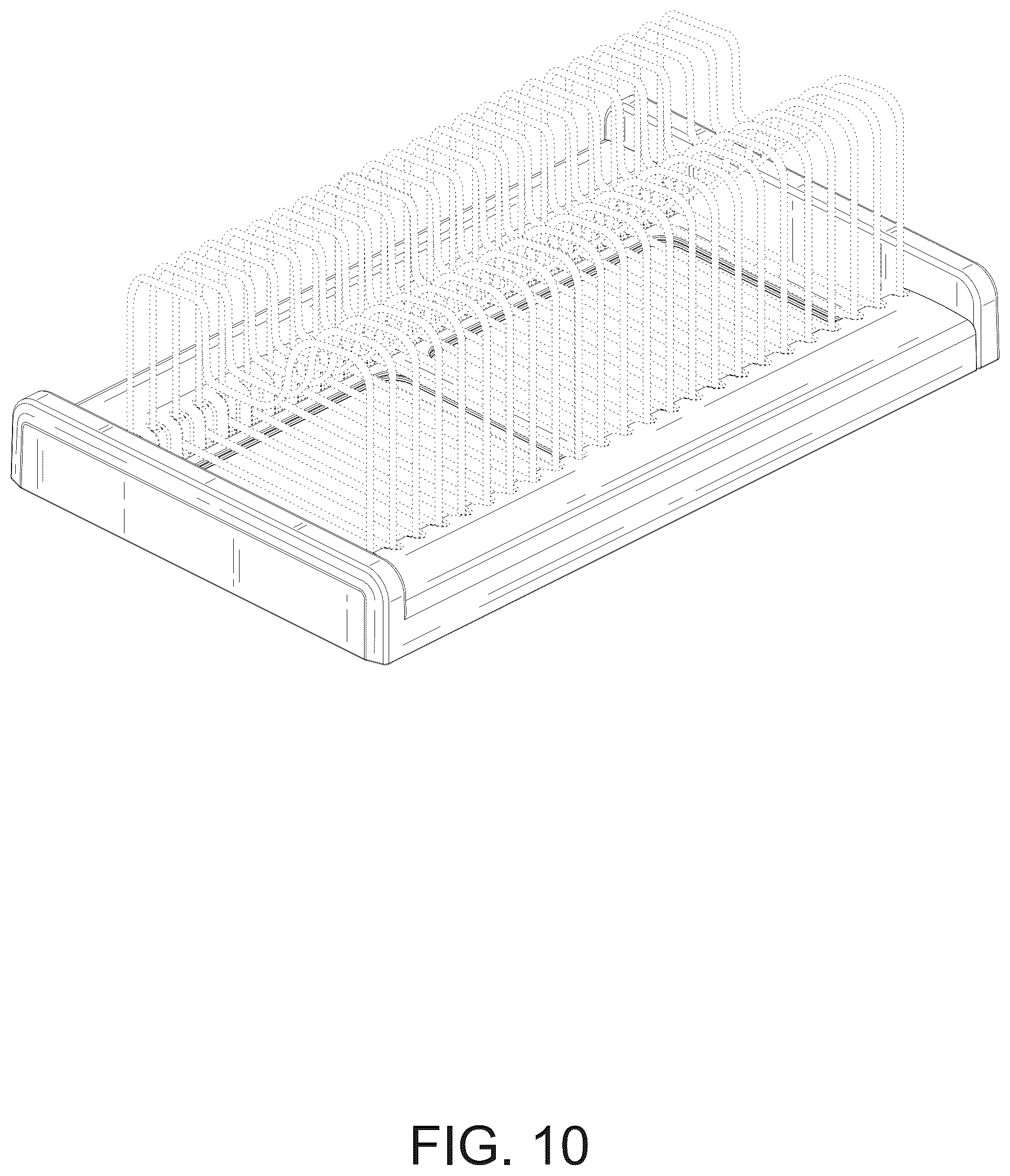 Patent USD1077584 Figure 10 – Pan lid rack
