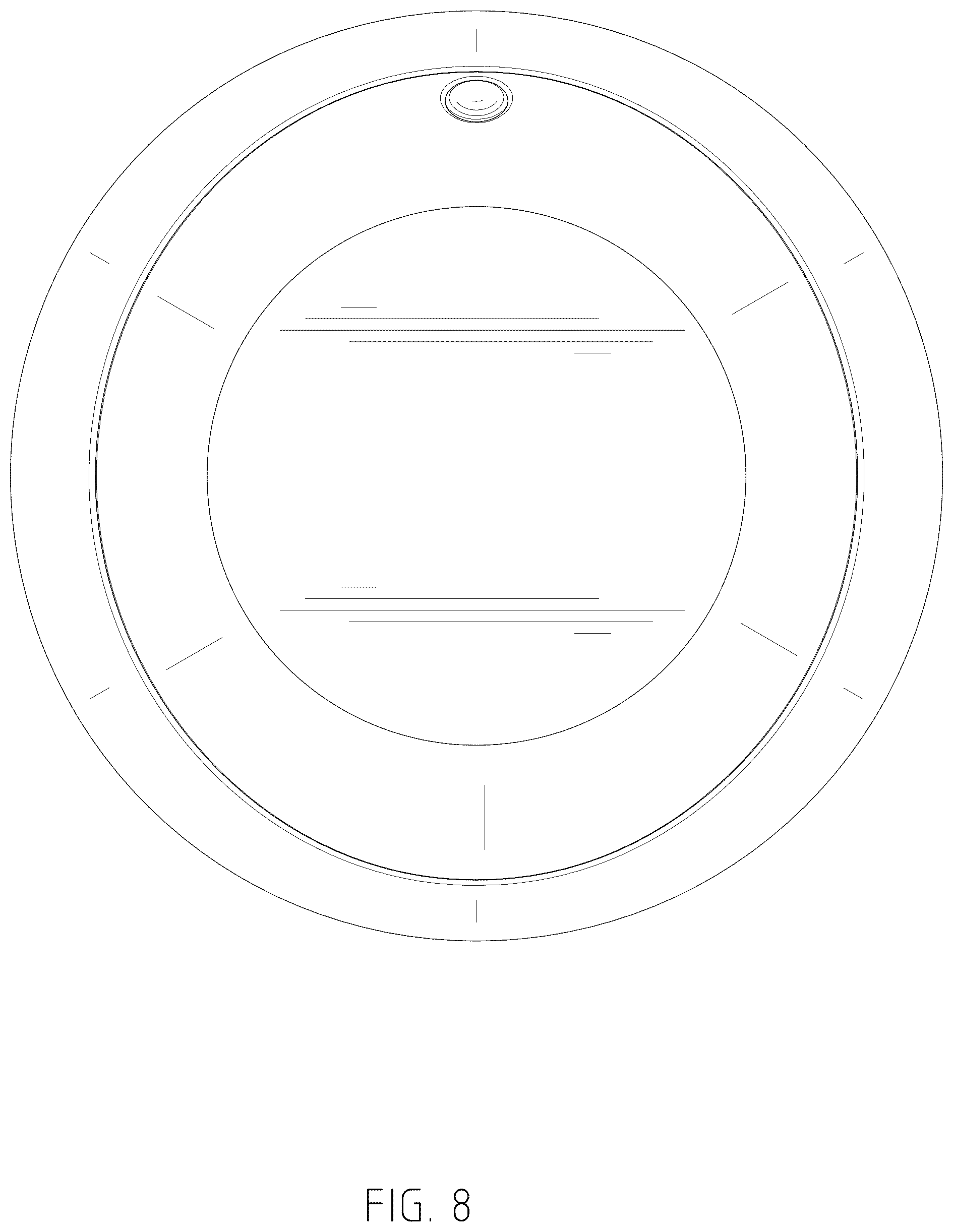 Patent USD1077585 Figure 8 – Wine glass chiller