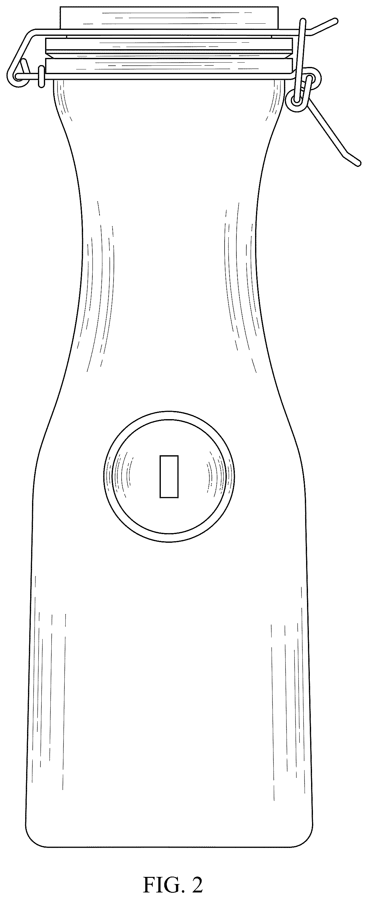 Patent USD1077587 Figure 2 – Bottle