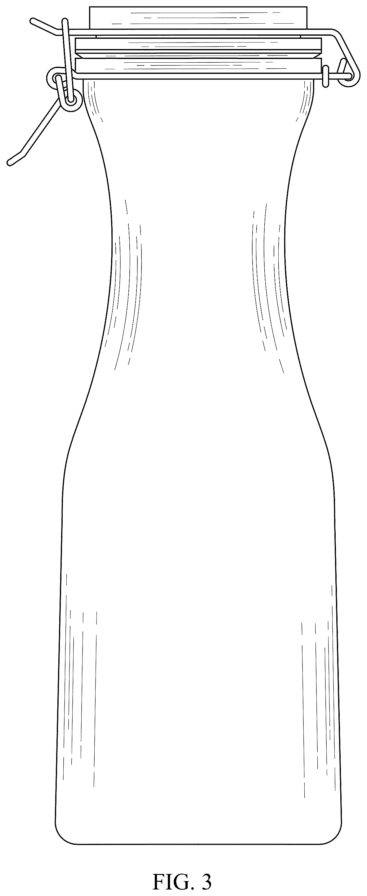 Patent USD1077587 Figure 3 – Bottle