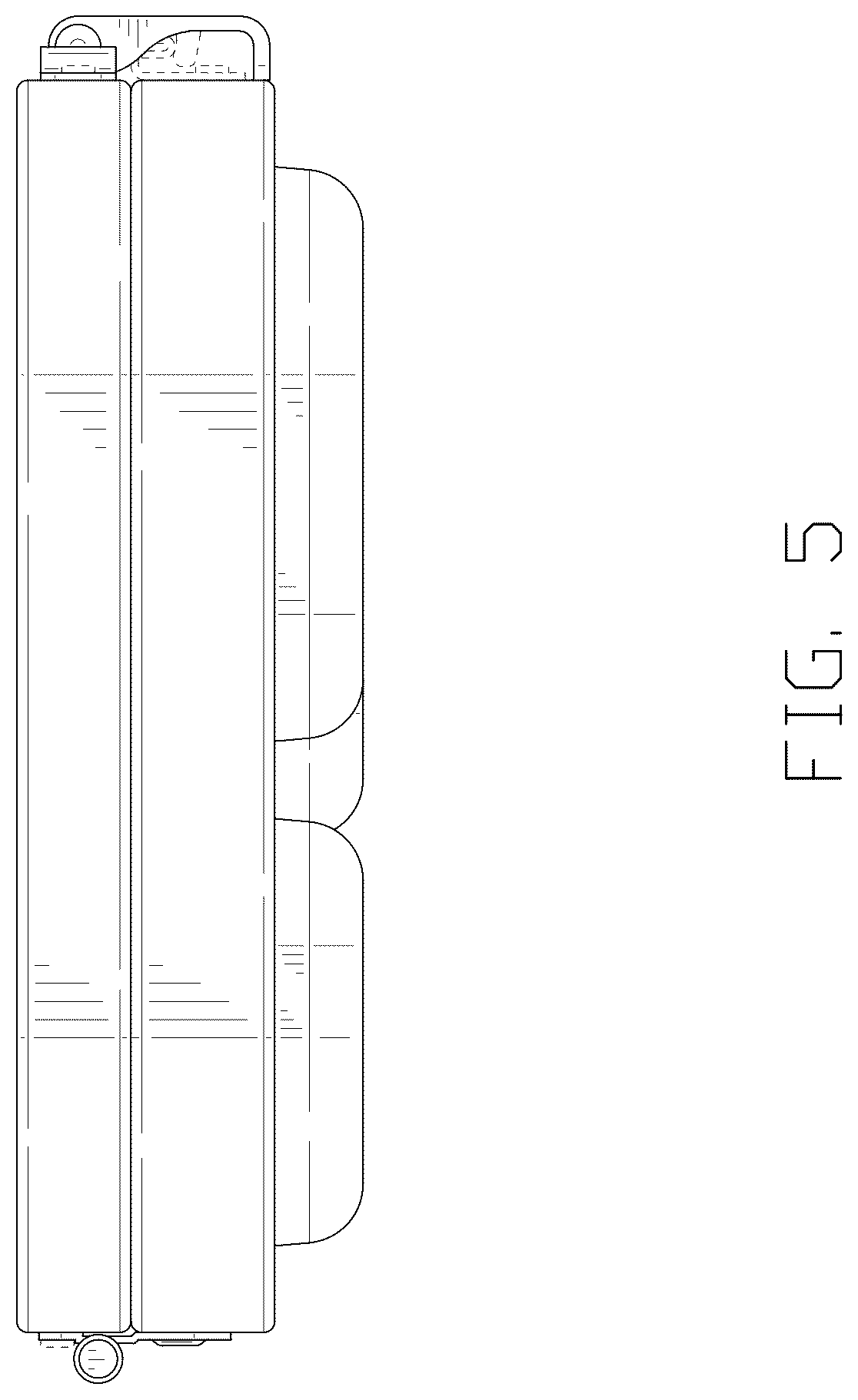 Patent USD1077588 Figure 5 – Lunch box