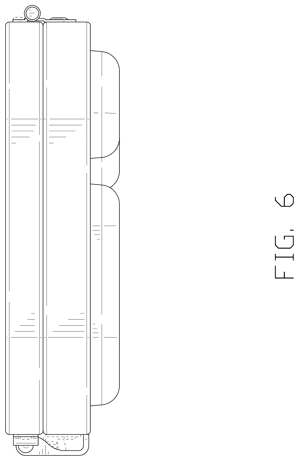 Patent USD1077588 Figure 6 – Lunch box