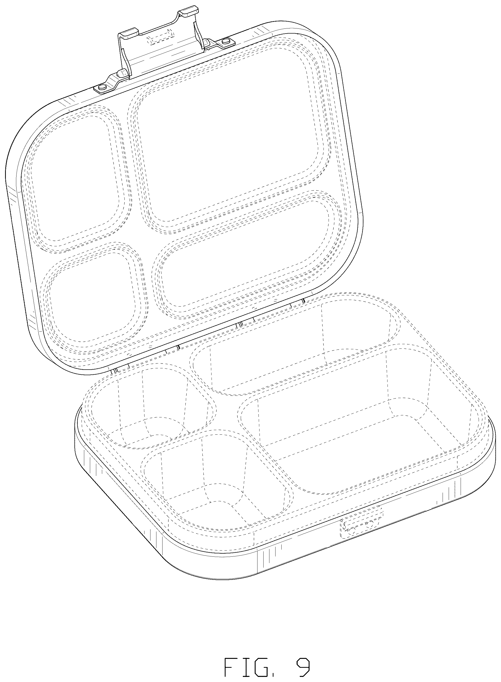 Patent USD1077588 Figure 9 – Lunch box
