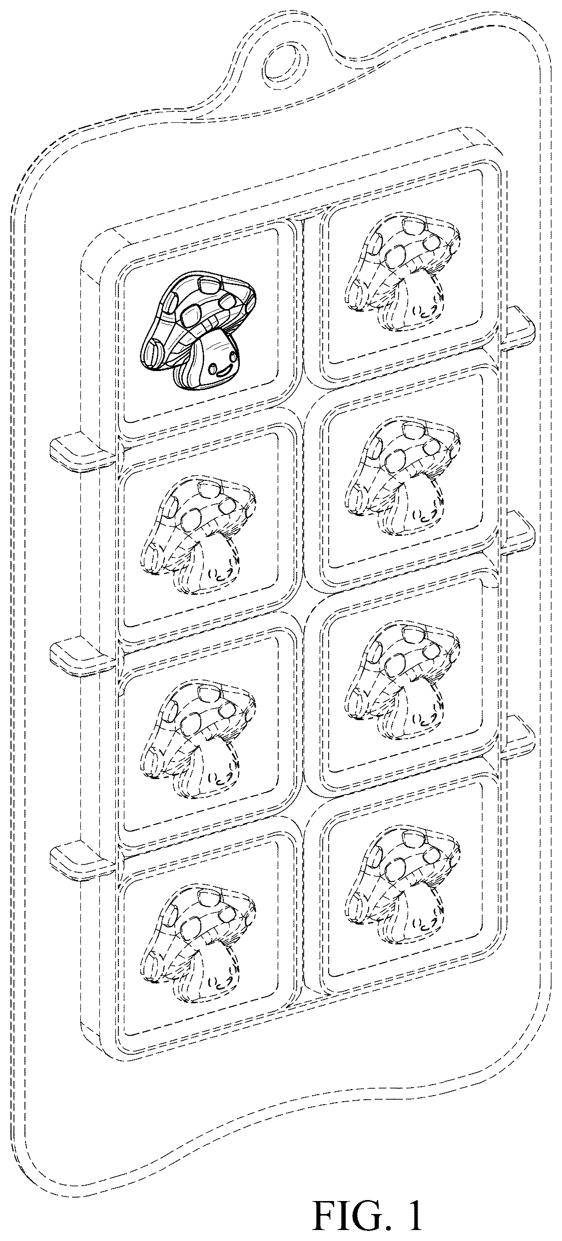 Patent USD1077592 Figure 1 – Candy mold
