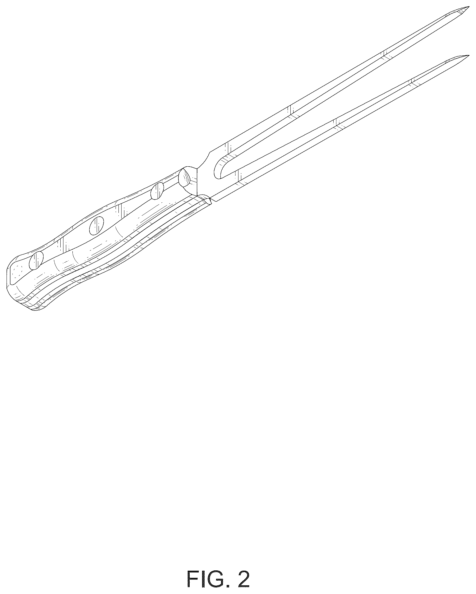 Patent USD1077593 Figure 2 – Meat fork