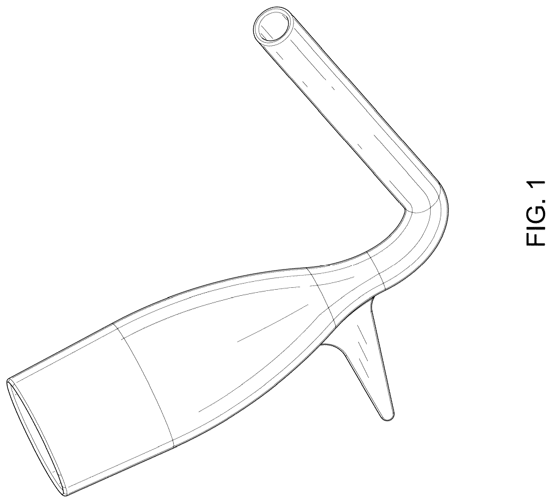 Patent USD1077594 Figure 1 – Curved glass
