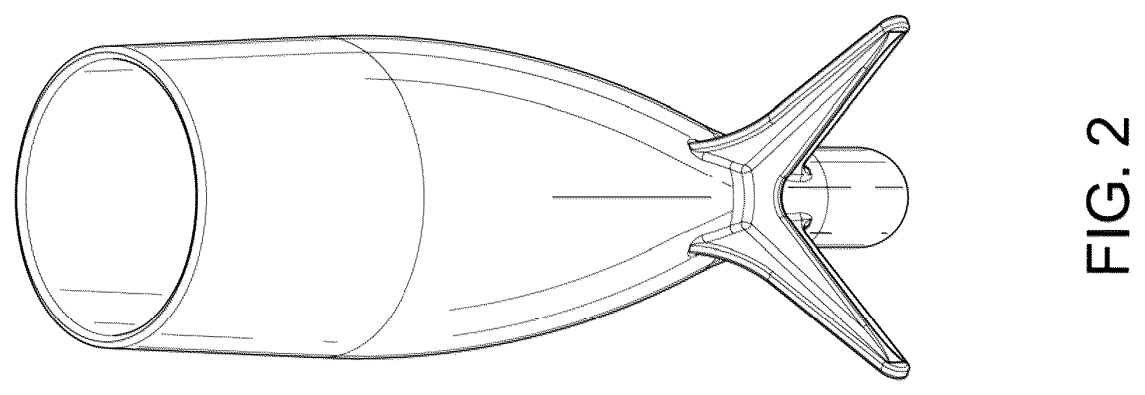 Patent USD1077594 Figure 2 – Curved glass