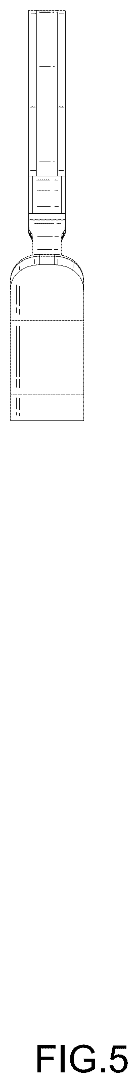 Patent USD1077596 Figure 5 – Grass trimmer wheel attachment