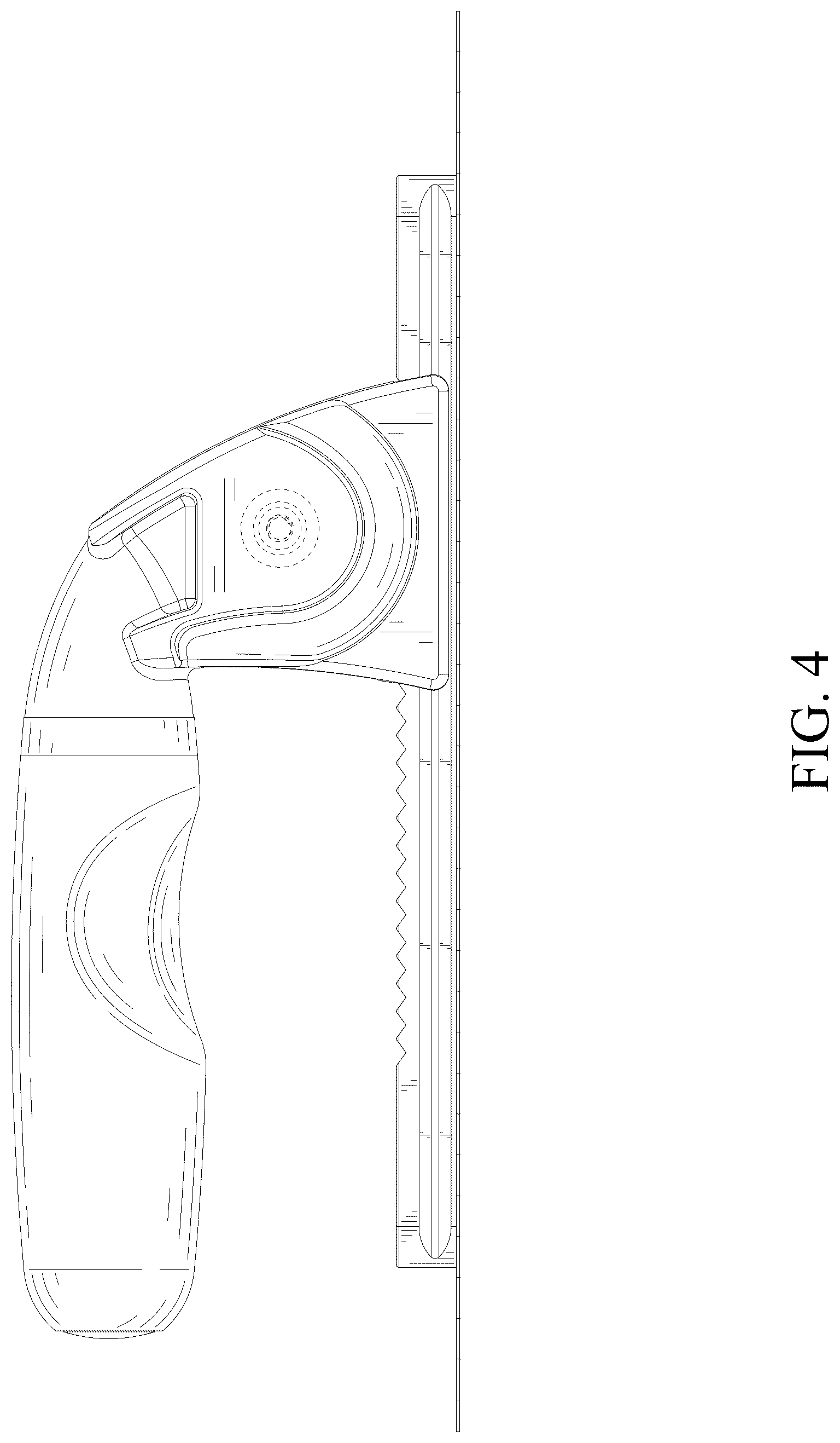 Patent USD1077597 Figure 4 – Trowel