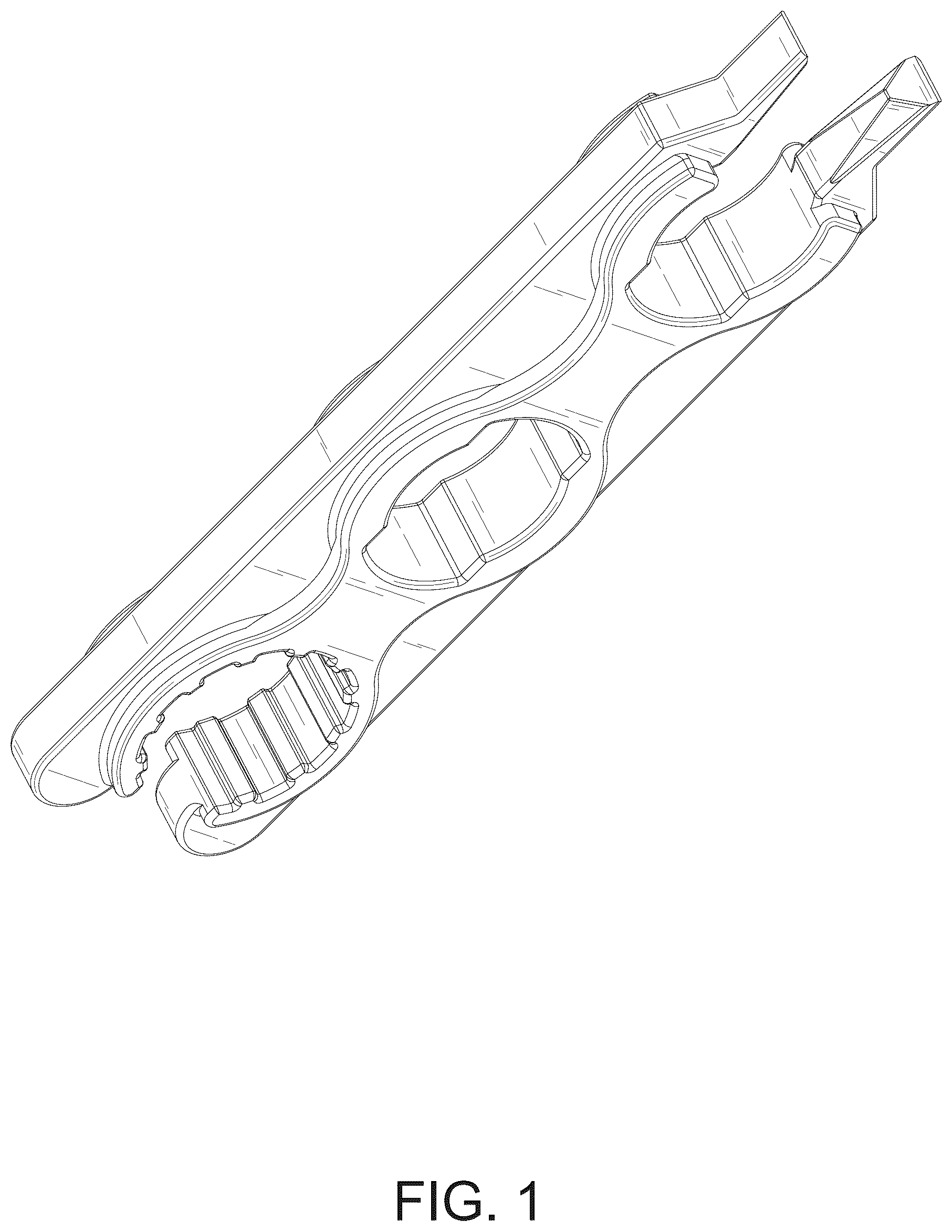 Patent USD1077599 Figure 1 – Wrench