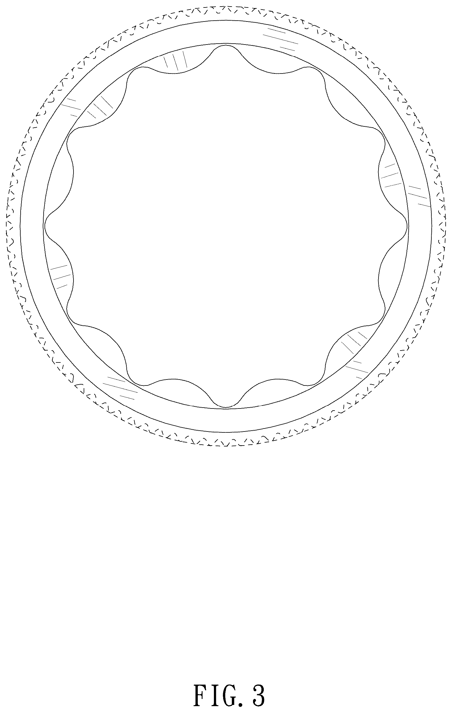 Patent USD1077601 Figure 3 – Ratchet ring
