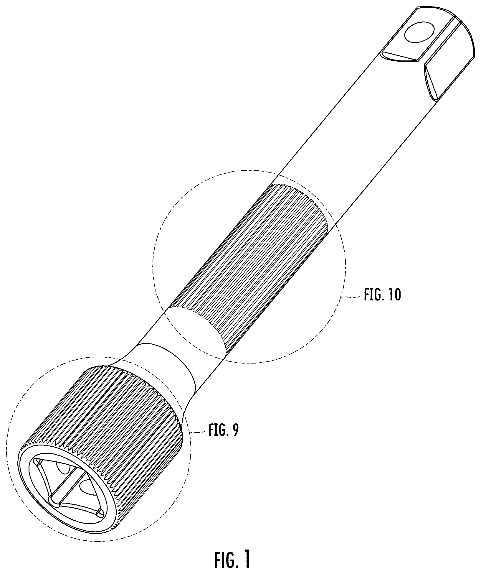 Patent USD1077602 Figure 1 – Socket extension